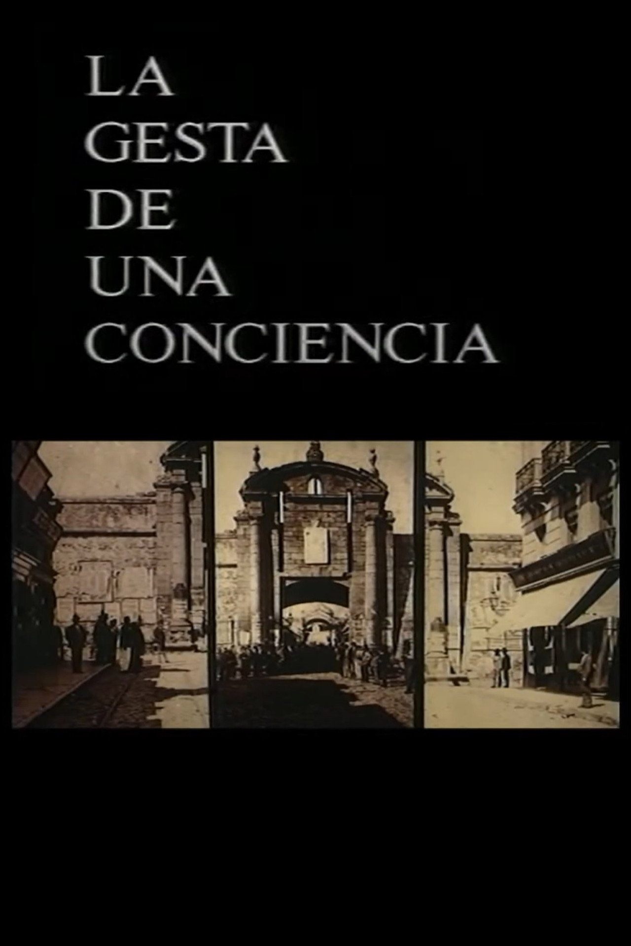 La gesta de una conciencia filmaffisch