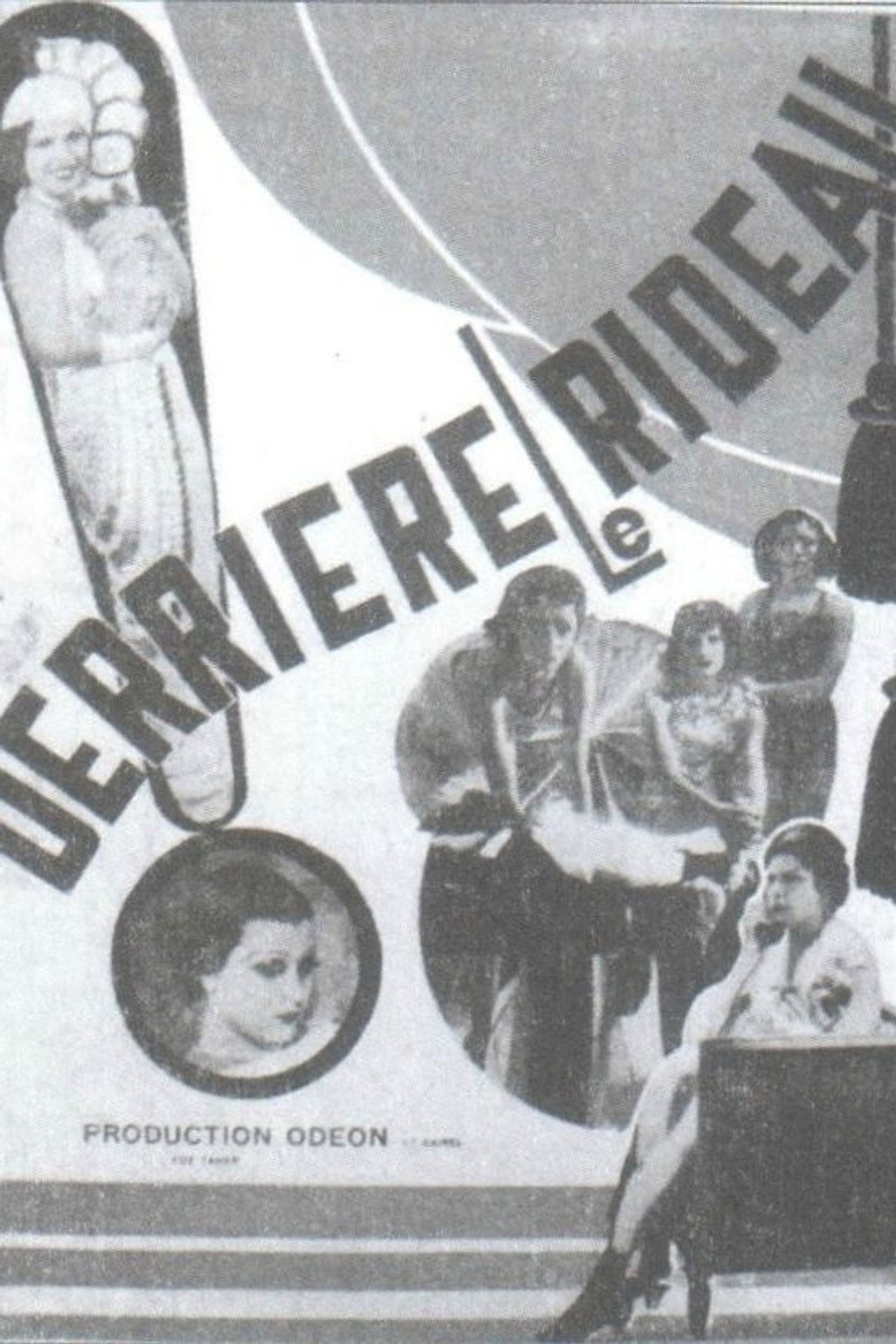 Behind the curtain Backdrop