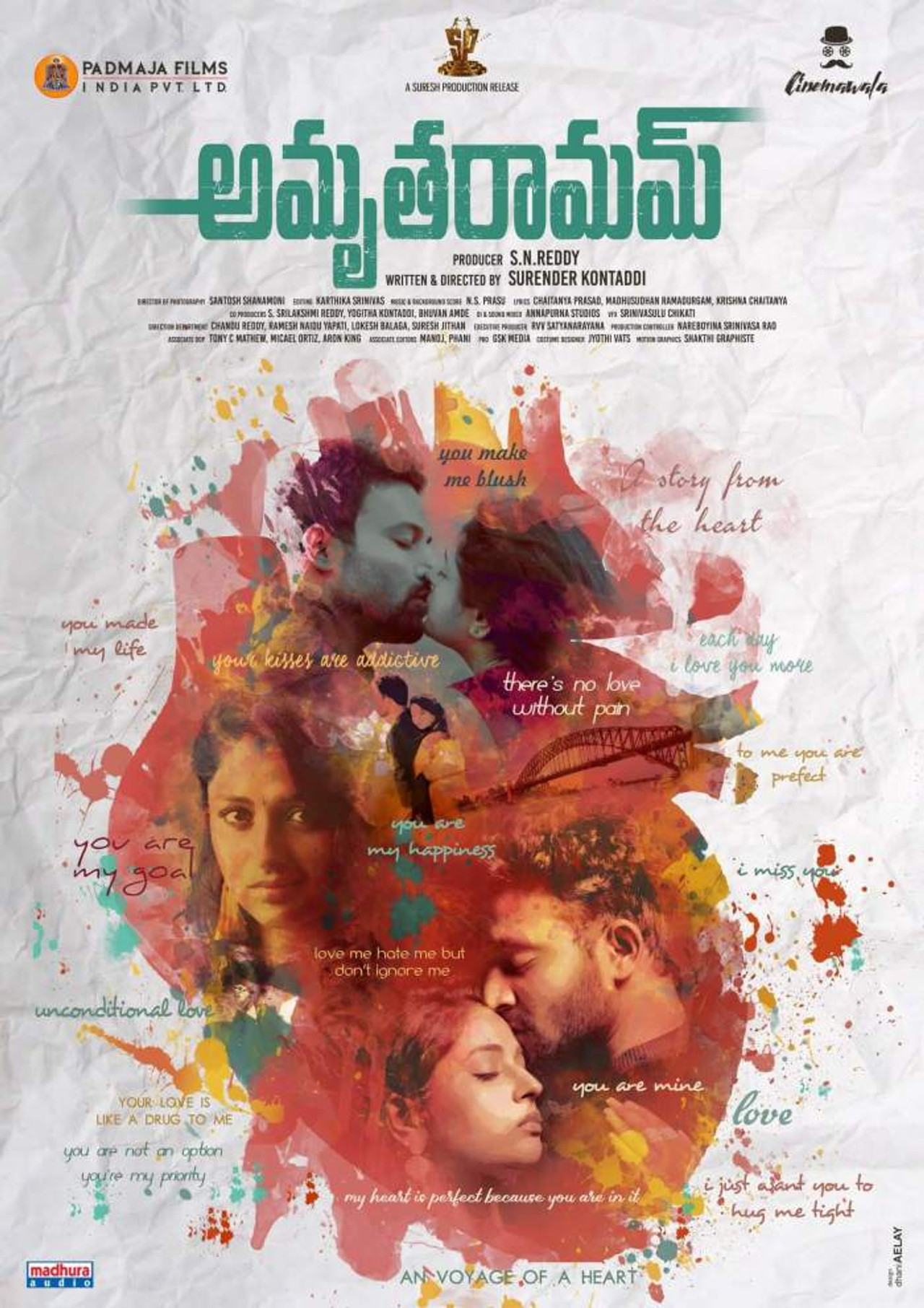 Amrutha Ramam filmaffisch