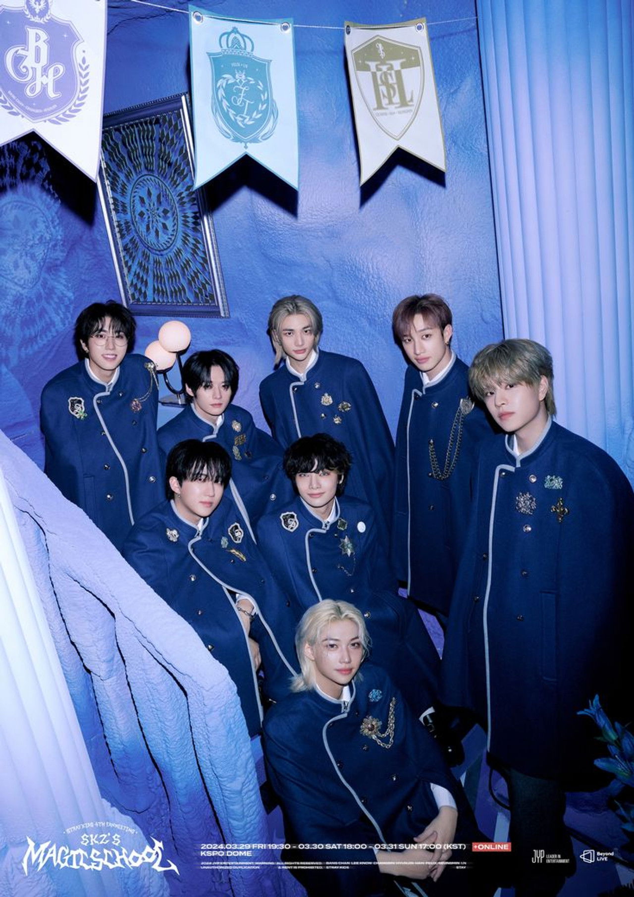 4th FANMEETING "SKZ'S MAGIC SCHOOL" Backdrop