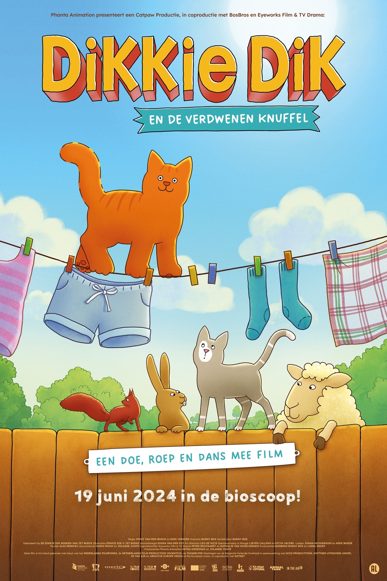 Dikkie Dik en de verdwenen knuffel poster