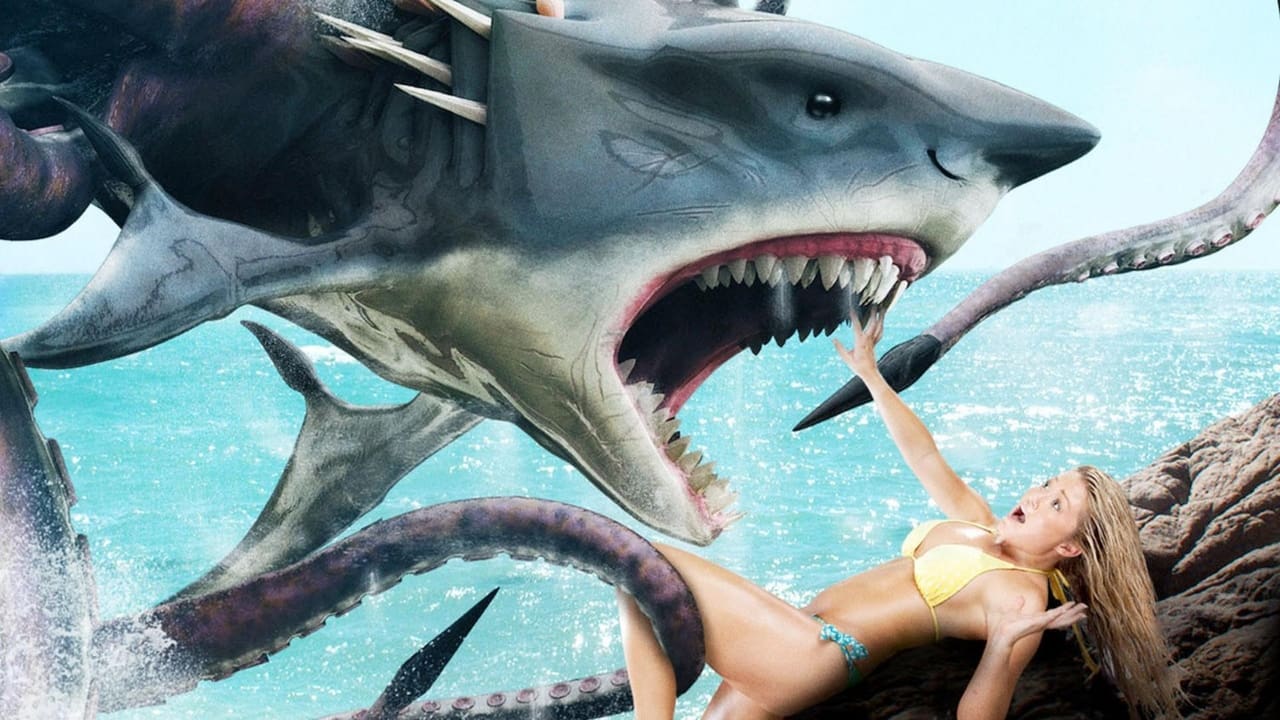 Scen från Sharktopus