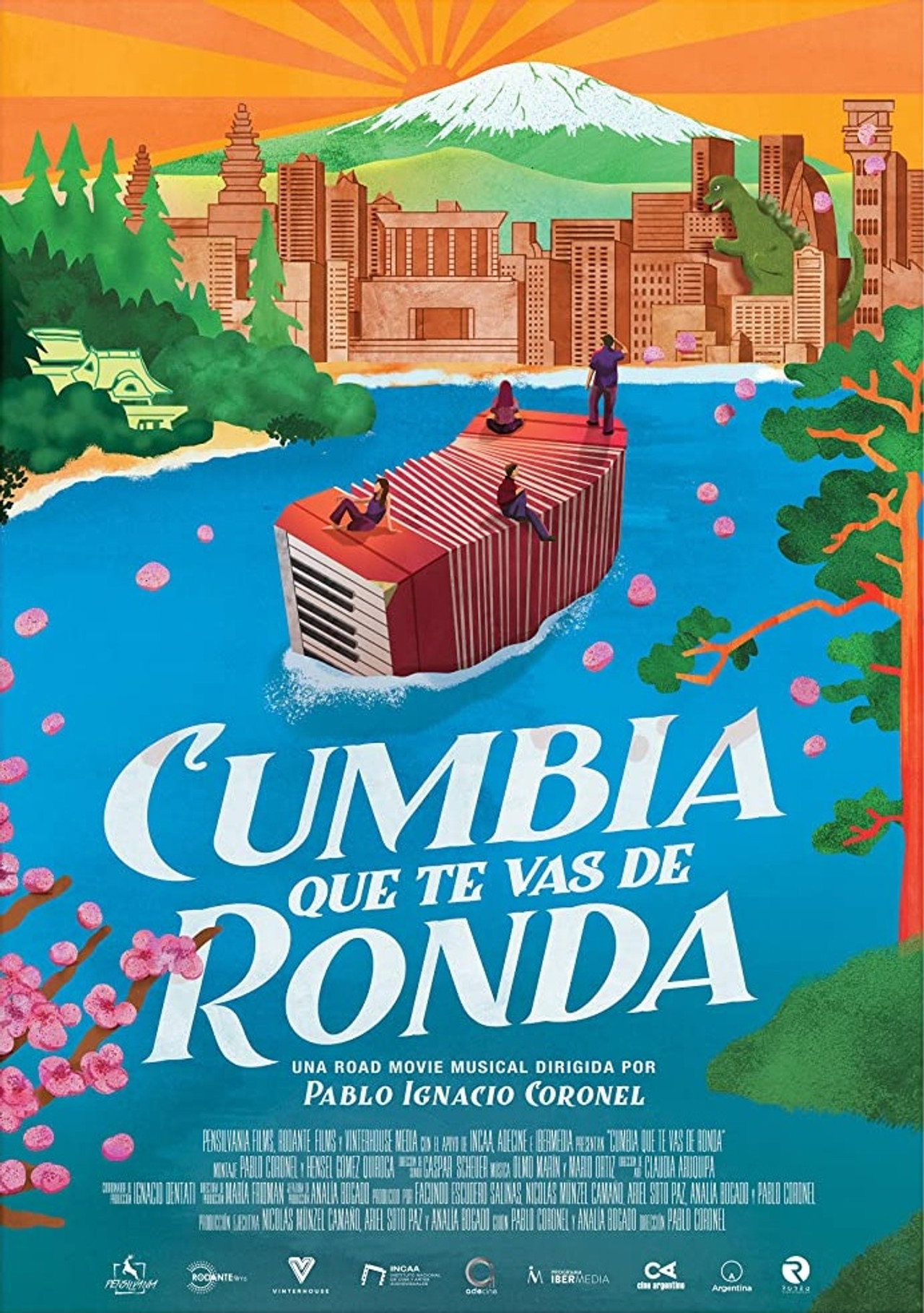 Cumbia Around The World Backdrop