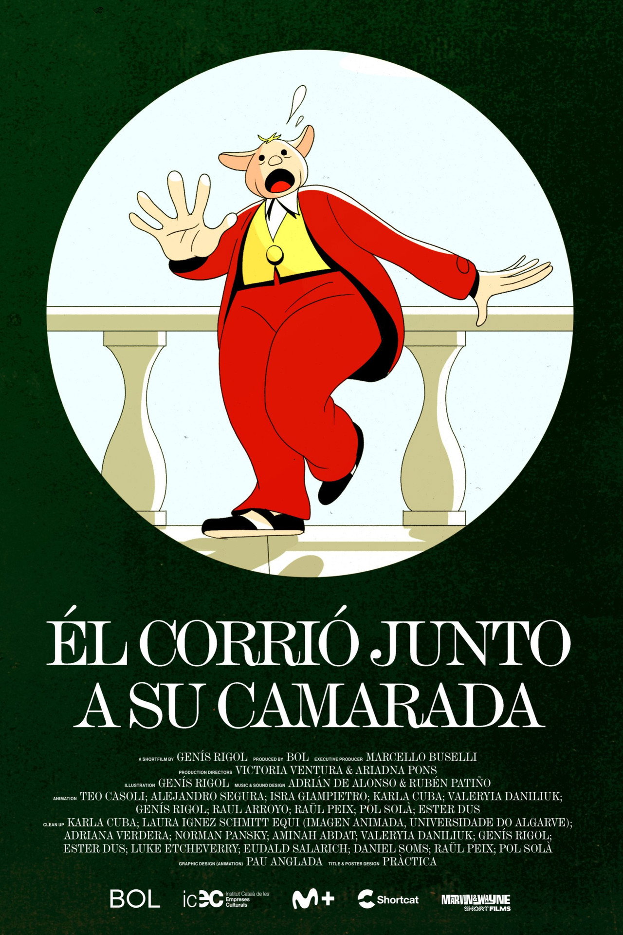 Él corrió junto a su camarada filmaffisch