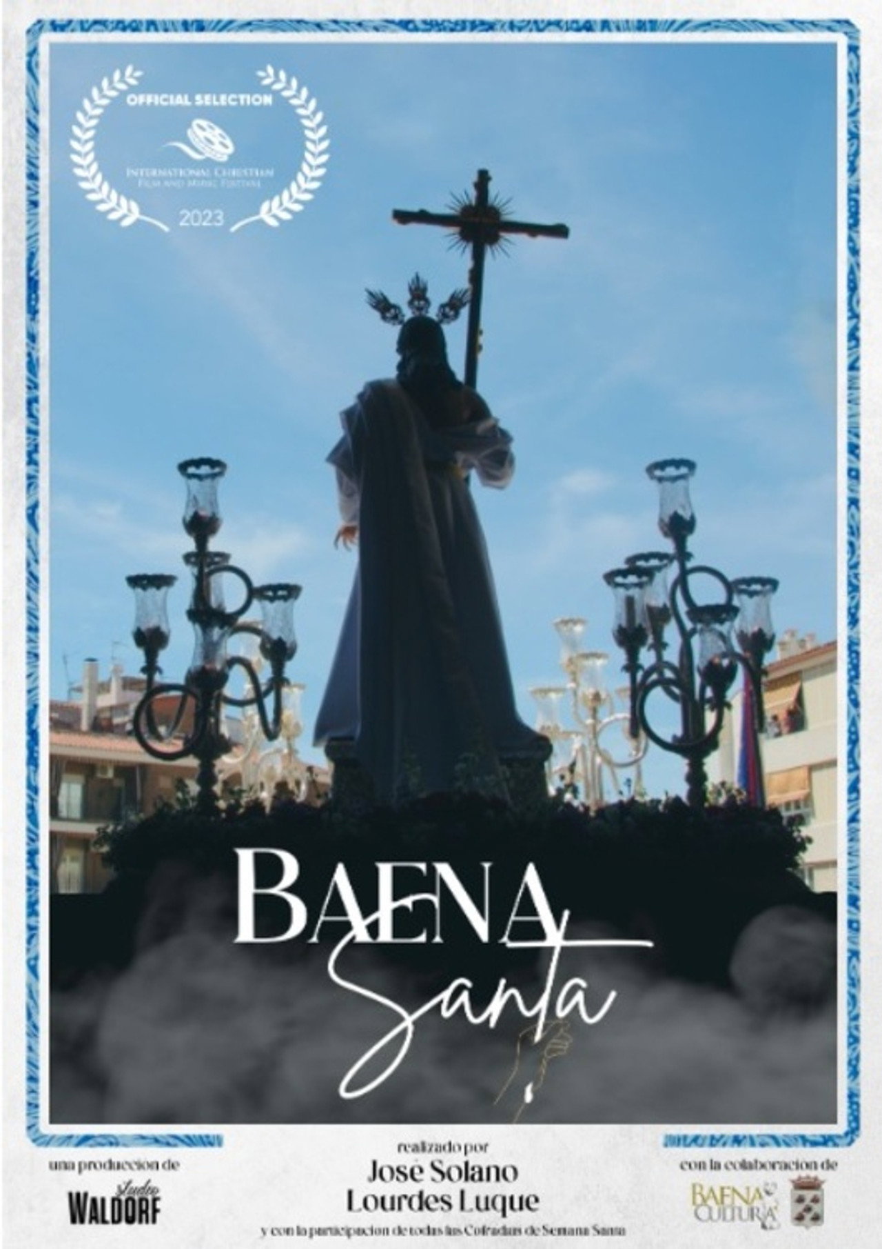 Baena Santa Backdrop