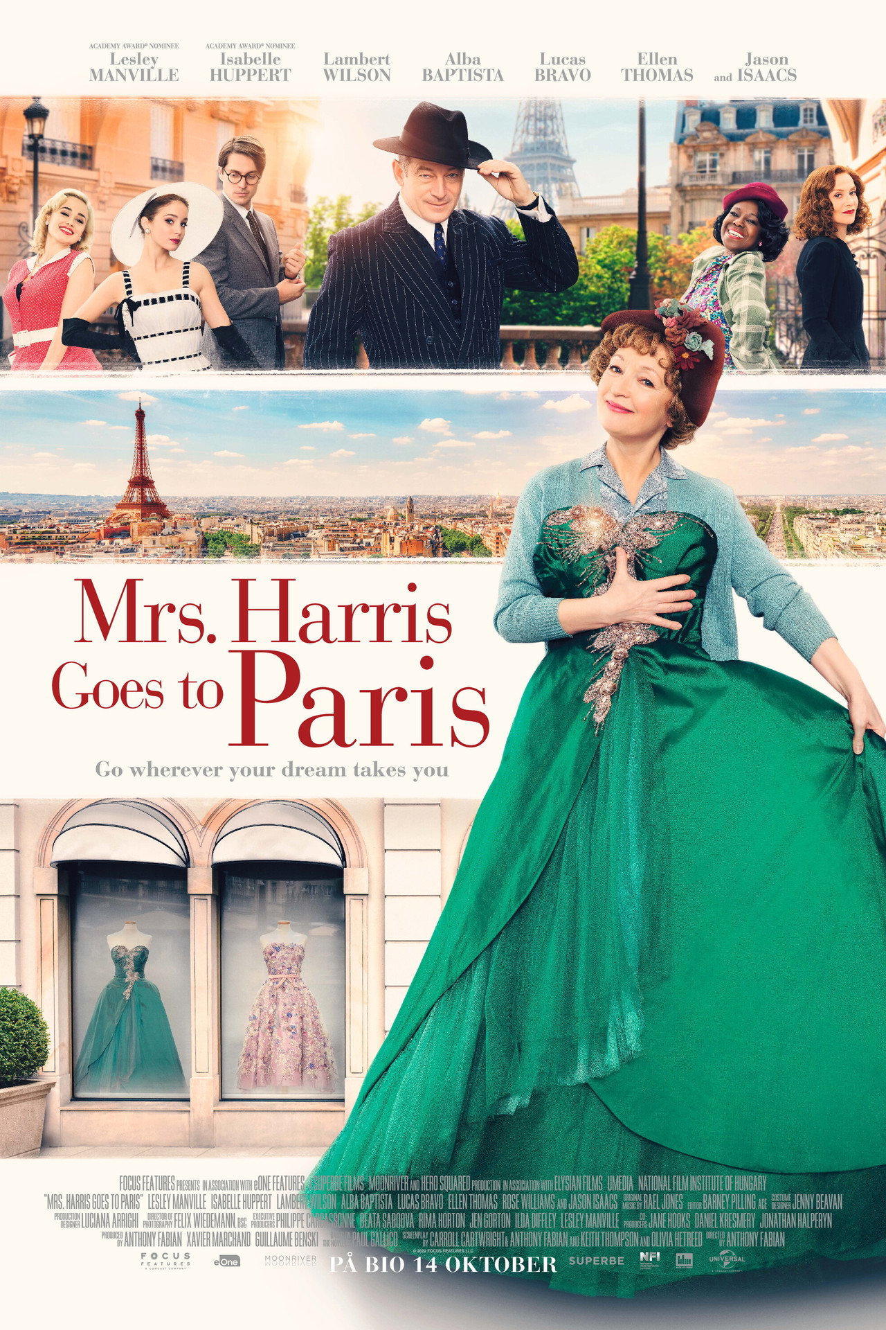 Mrs. Harris Goes to Paris filmaffisch