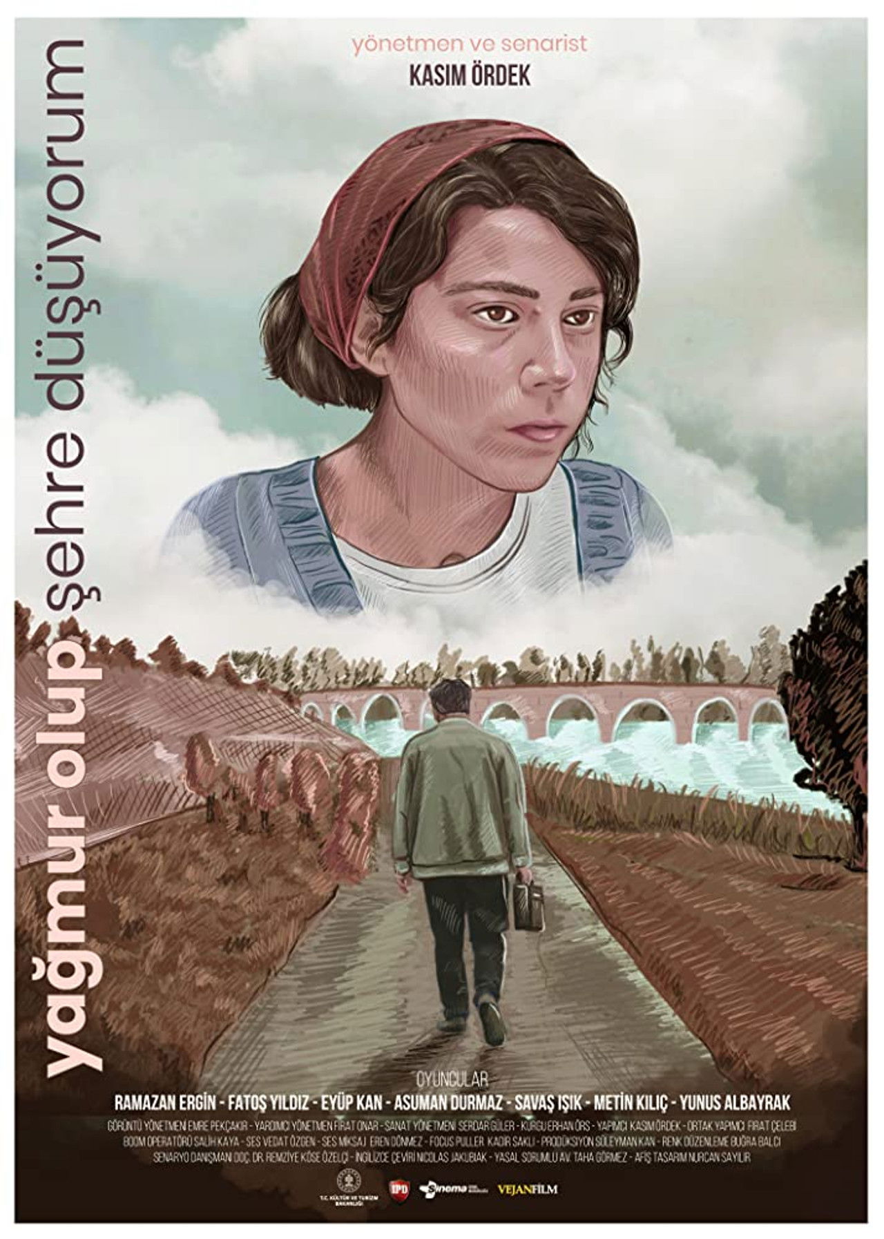 I'm Raining Down into the City Backdrop