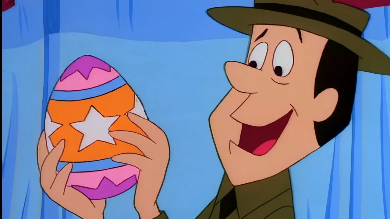 Yogi the Easter Bear backdrop