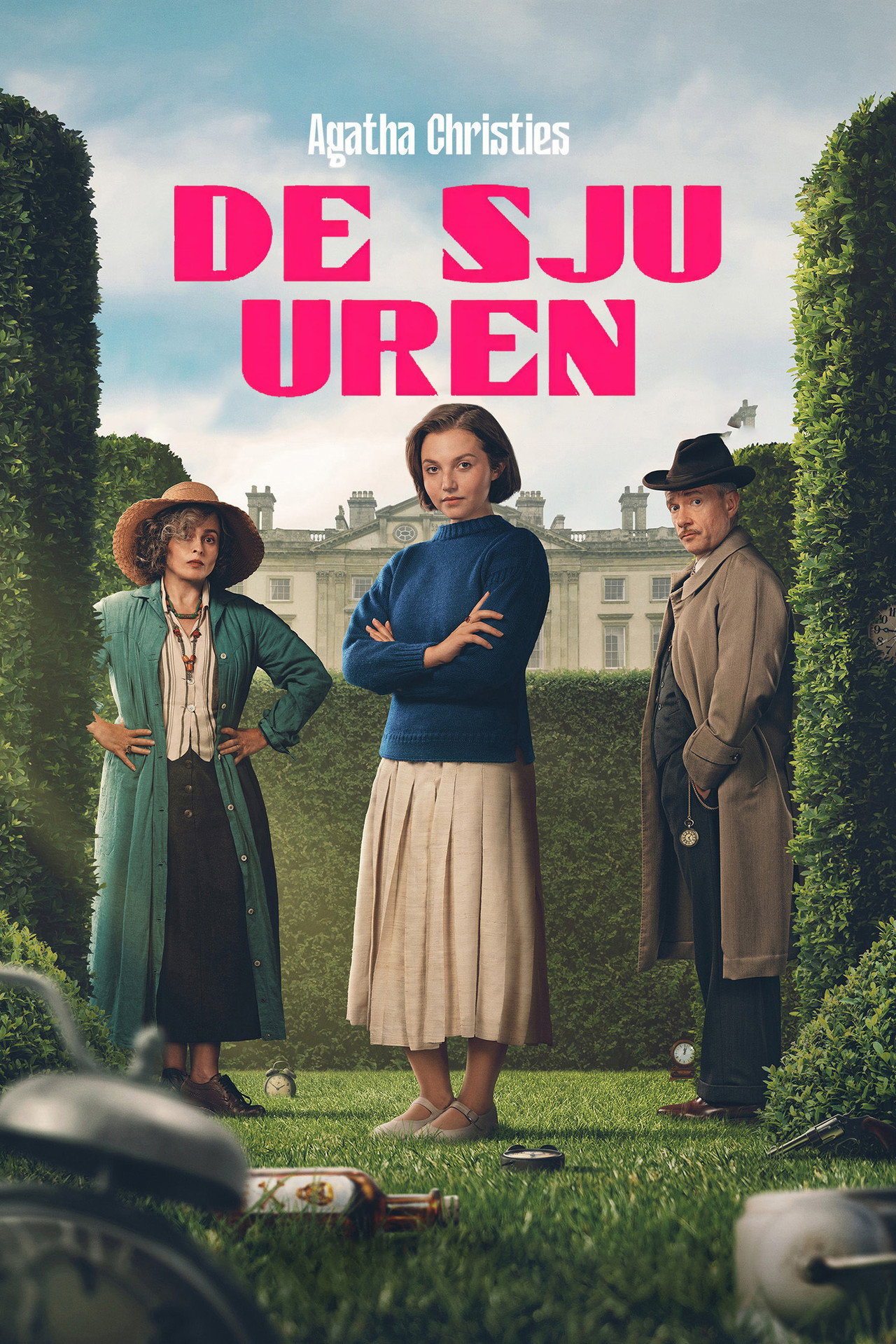 Agatha Christies De sju uren affisch