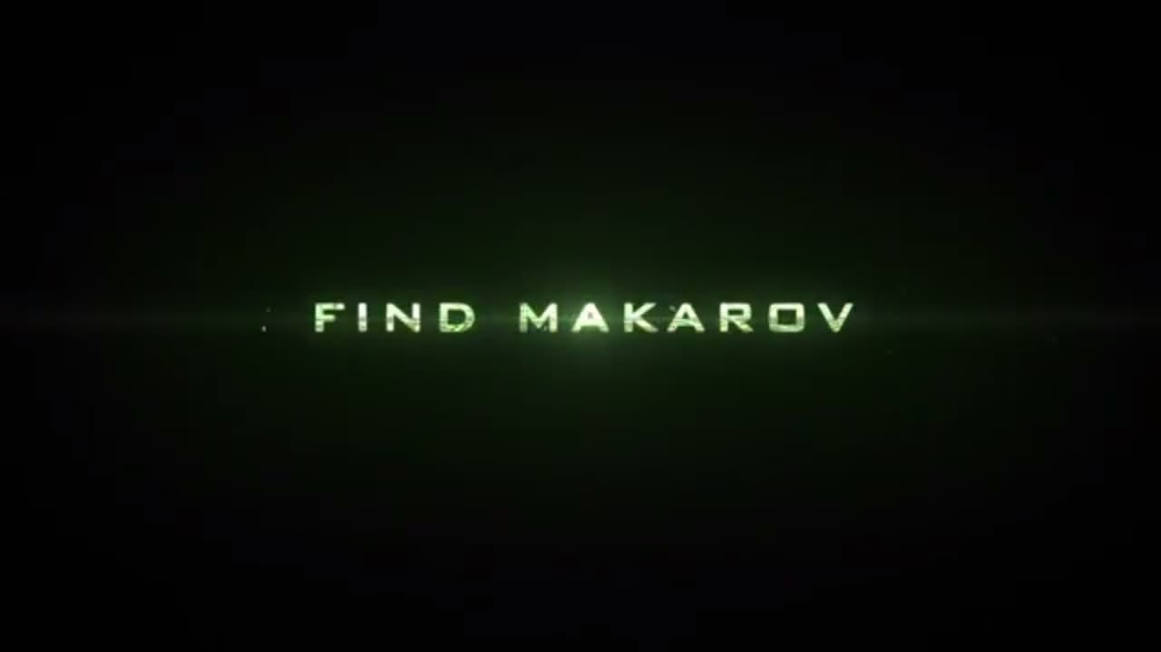 Scen från Call of Duty: Find Makarov