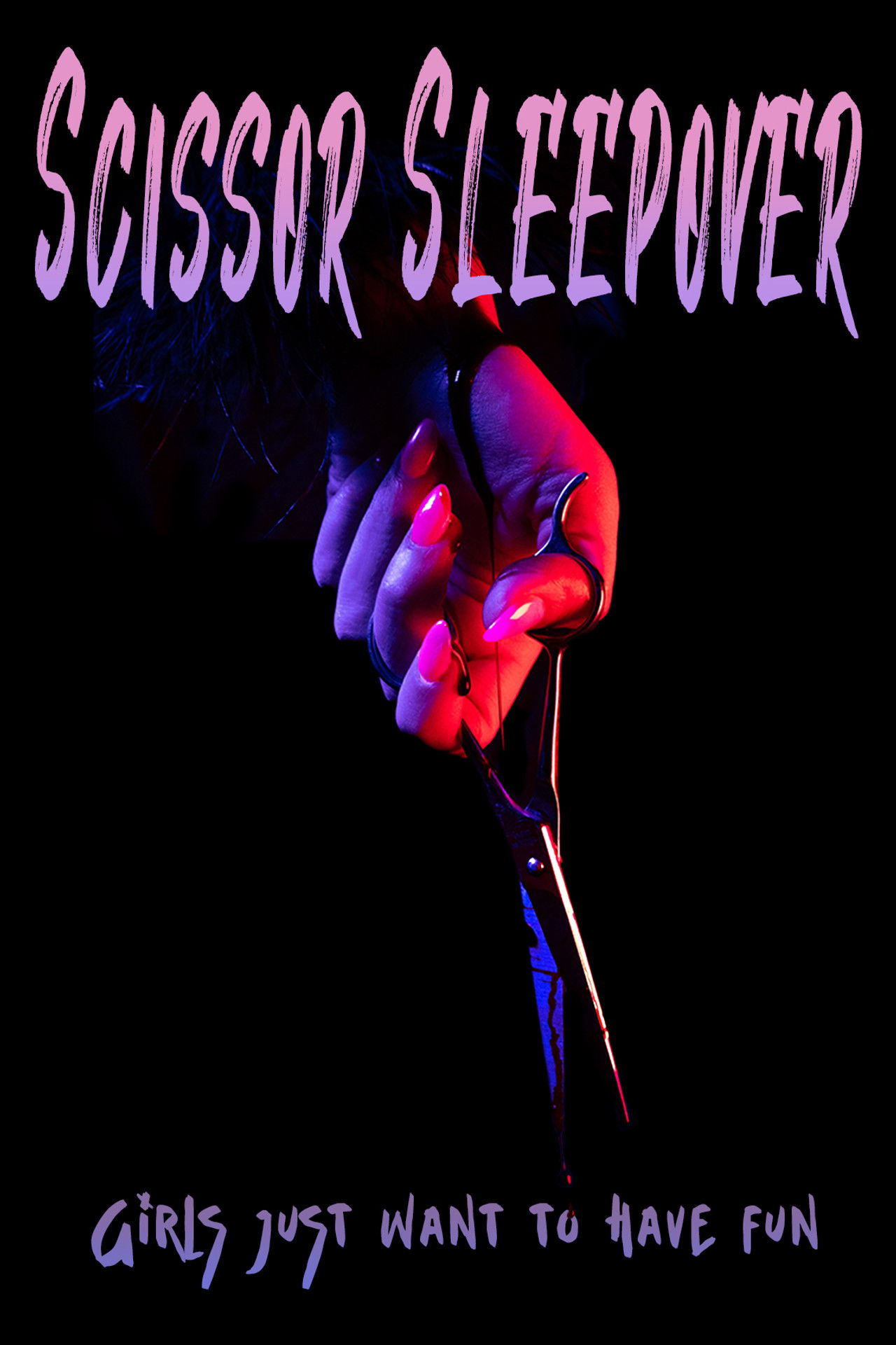 Scissor Sleepover Backdrop