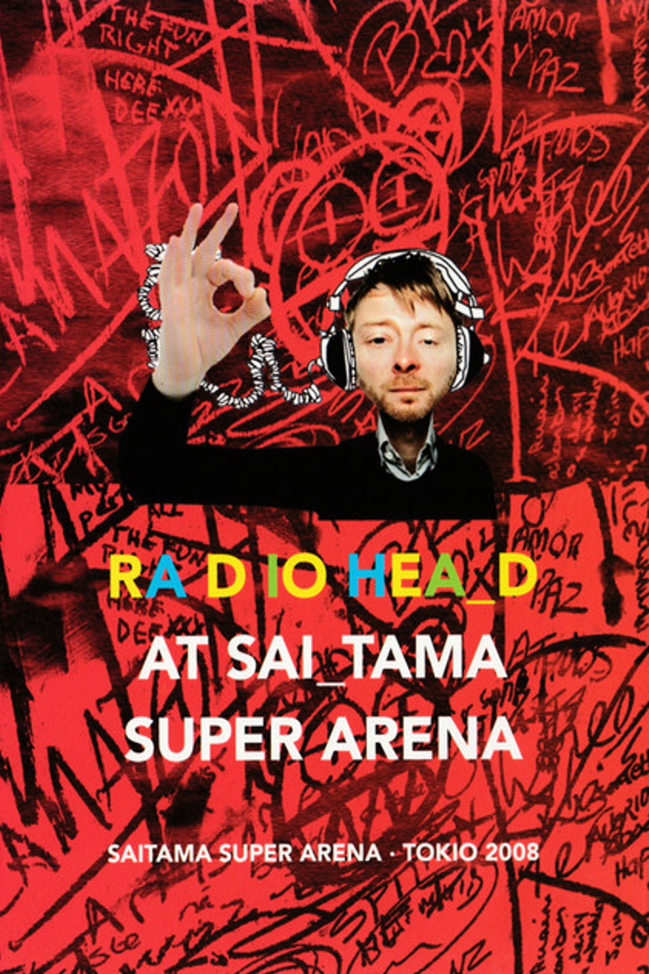 Radiohead: Saitama Super Arena 2008 poster