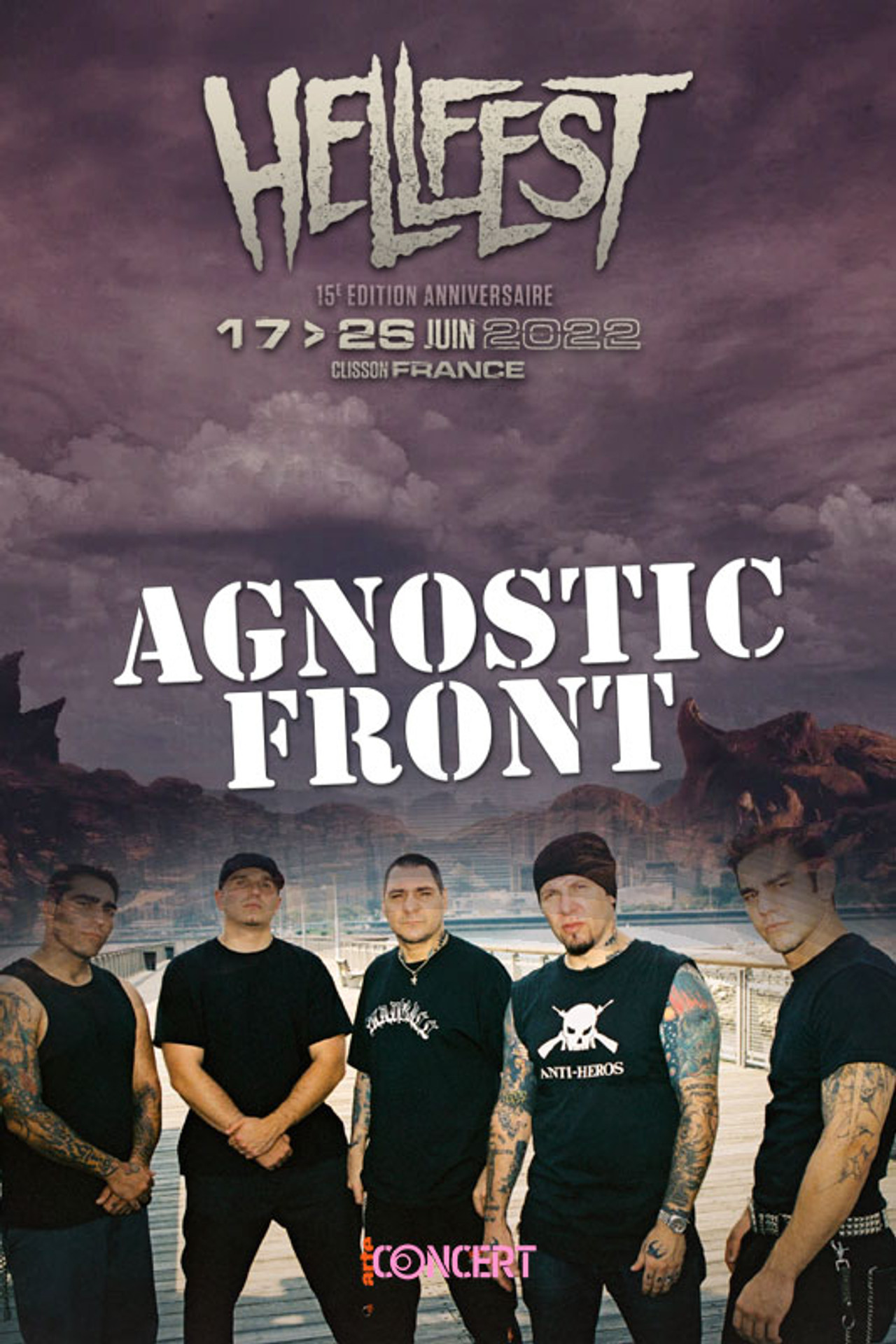 Agnostic Front - Au Hellfest 2022 filmaffisch