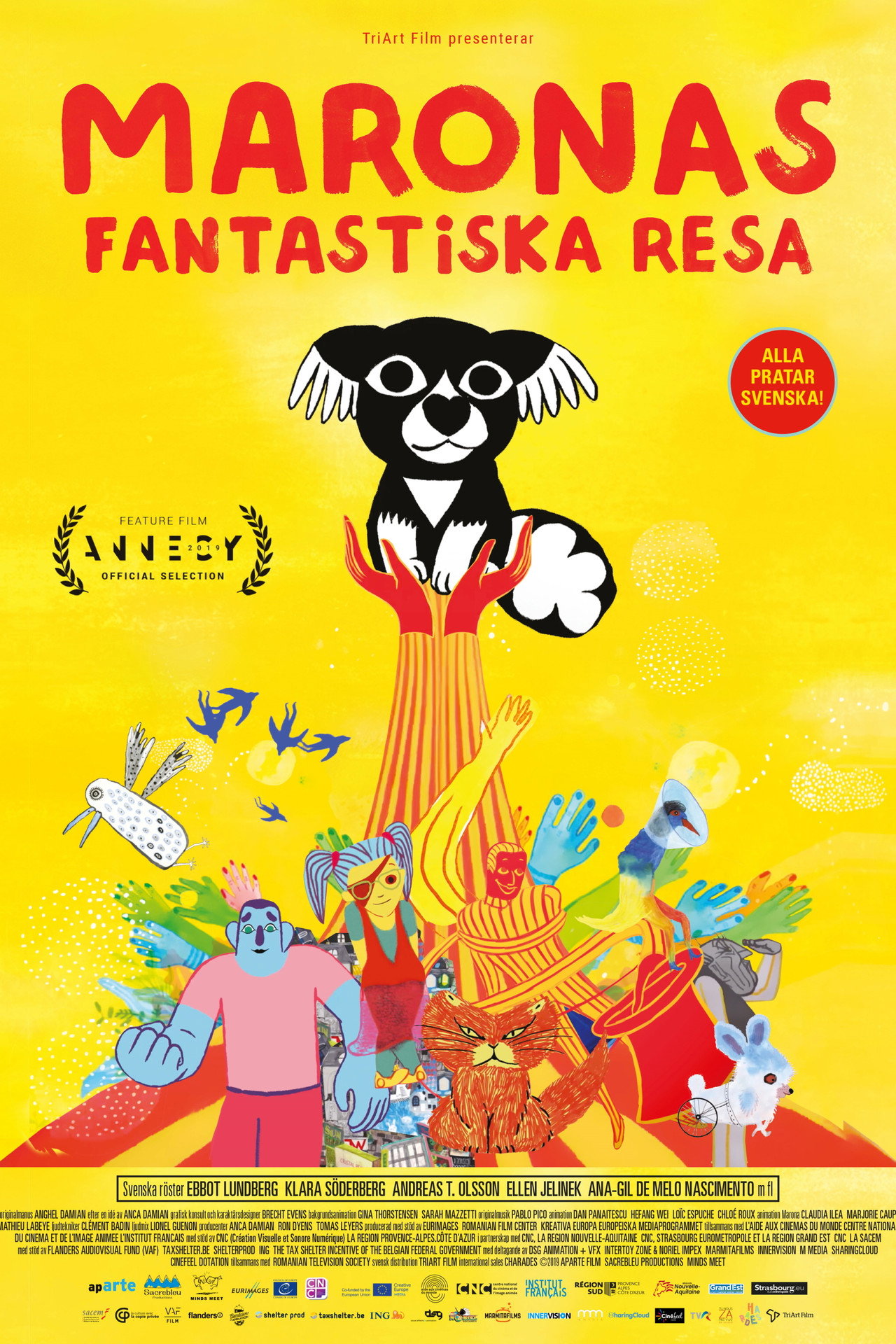Maronas fantastiska resa filmaffisch