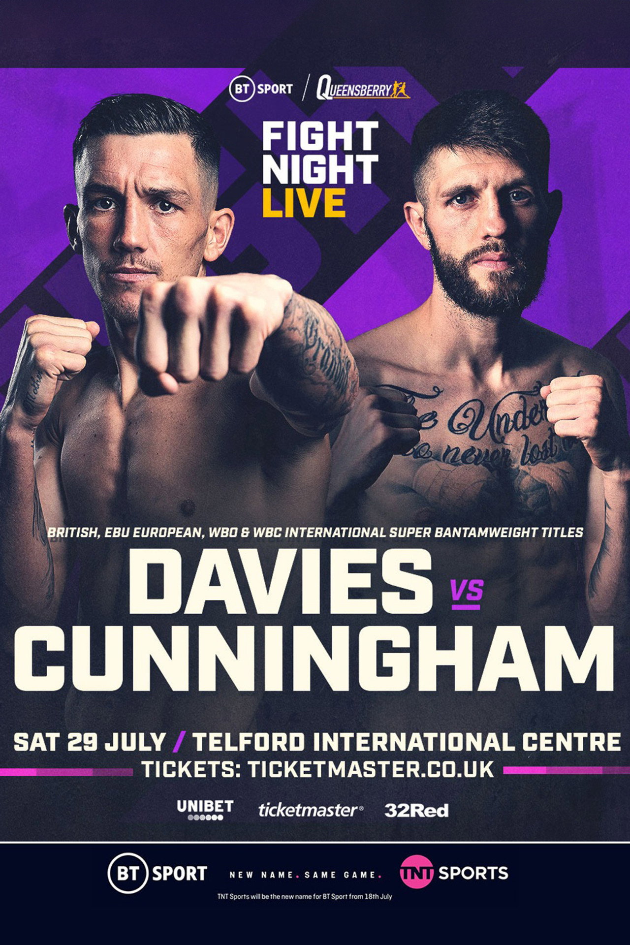 Liam Davies vs. Jason Cunningham filmaffisch