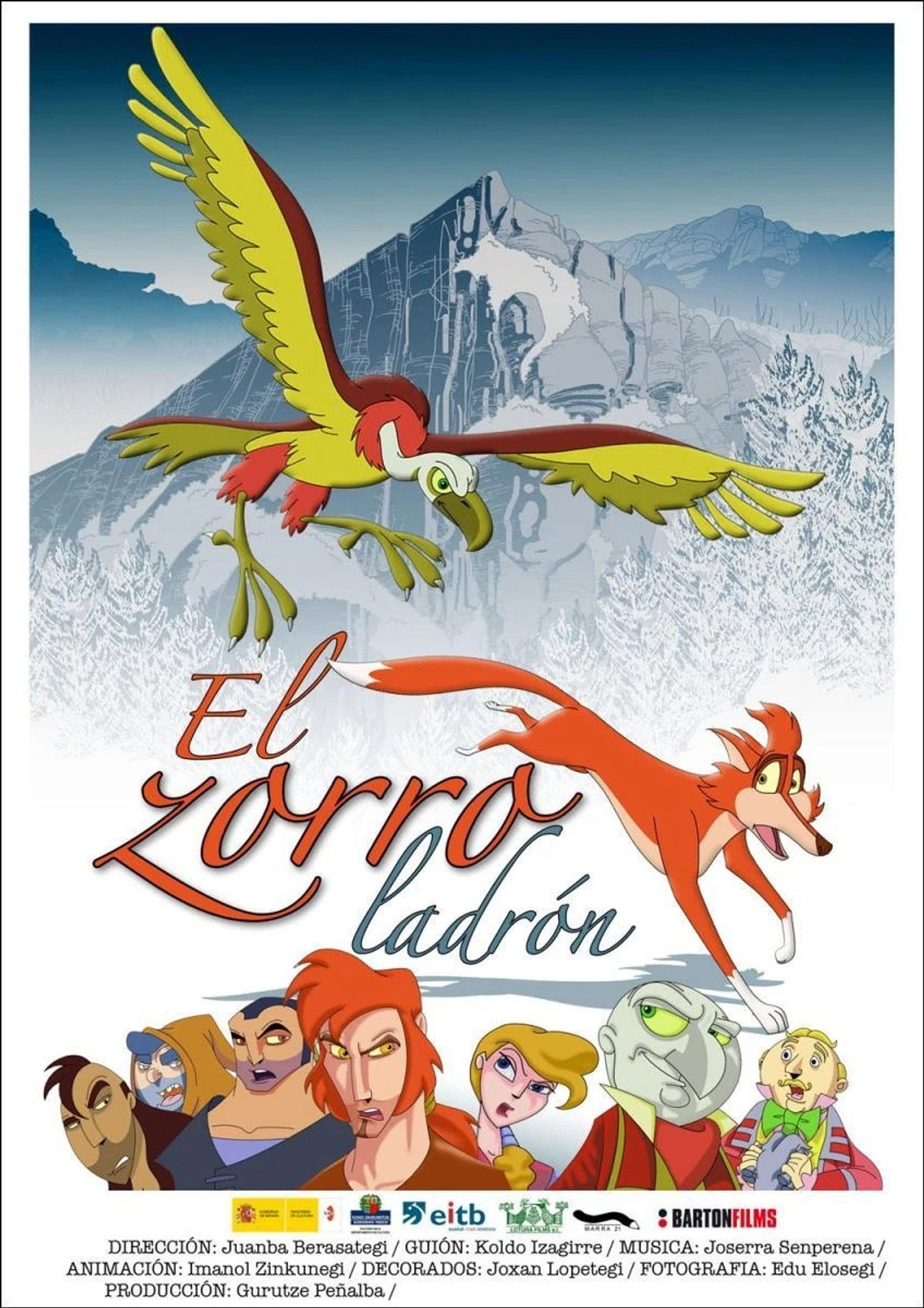 Barriola, El zorro ladrón filmaffisch