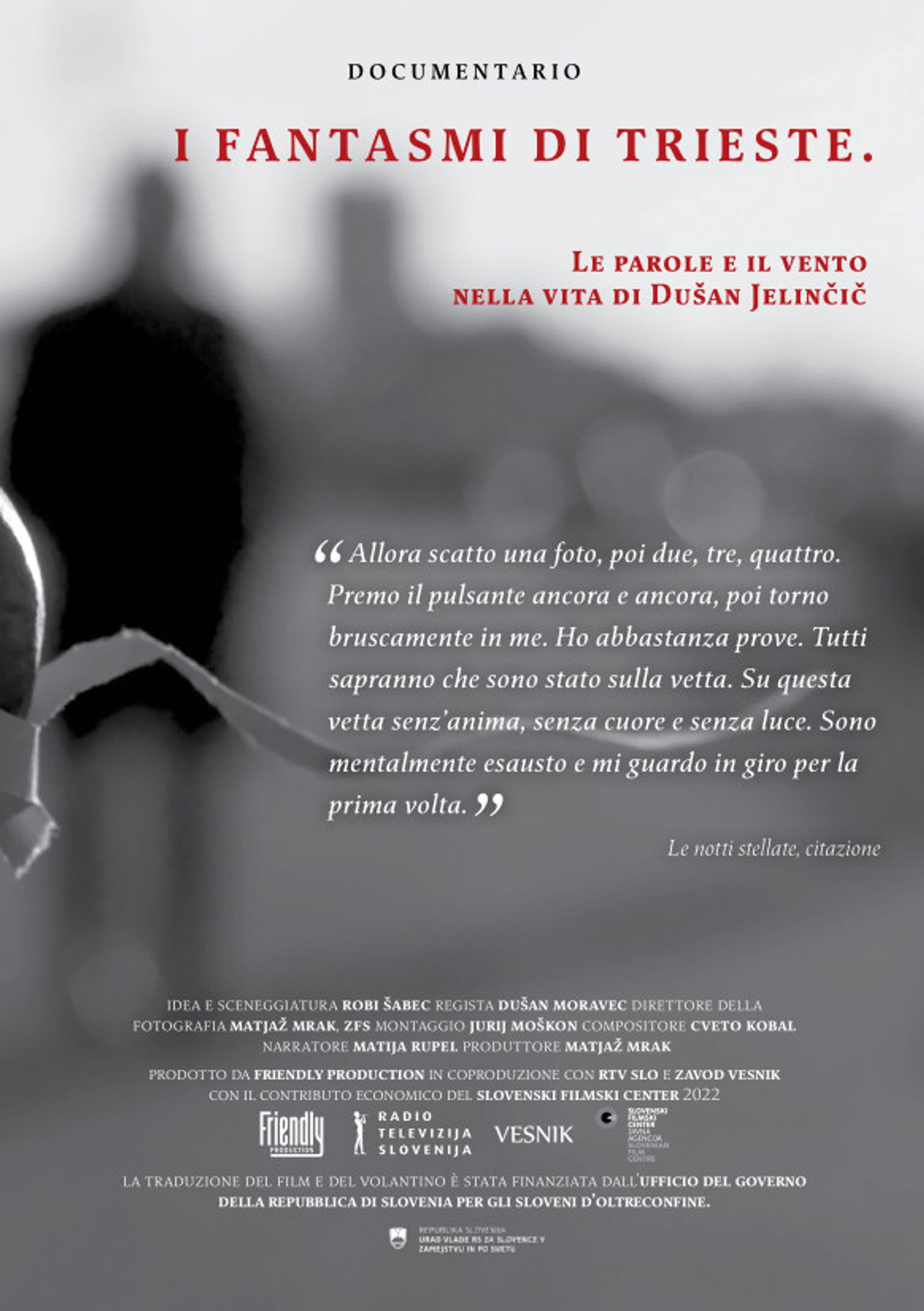 The Apparitions of Trieste, Words and Wind in the Life of Dušan Jelinčič Backdrop