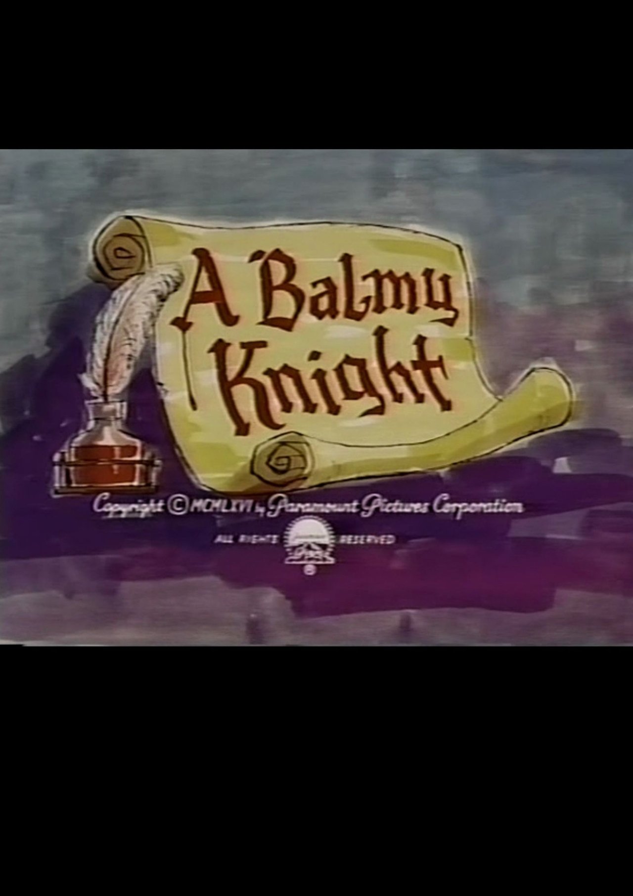 A Balmy Knight A Balmy Knight