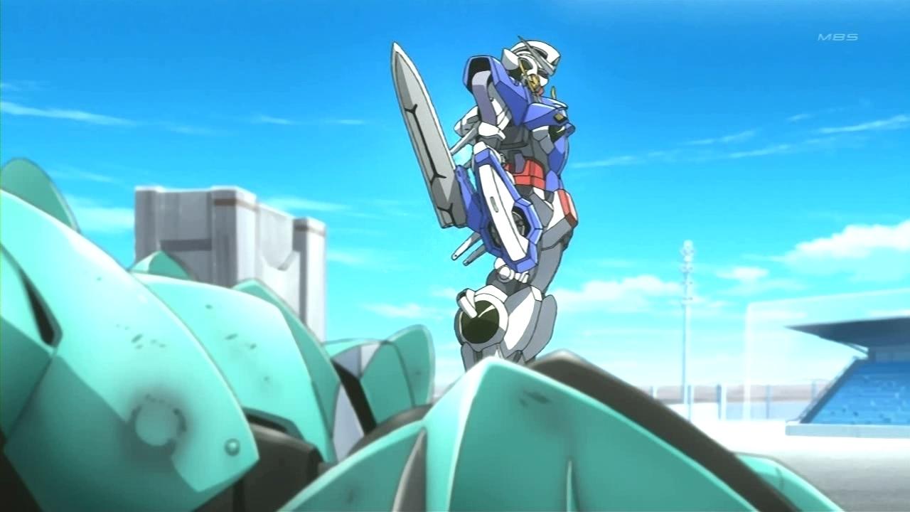 Scen från Mobile Suit Gundam 00 Special Edition I: Celestial Being