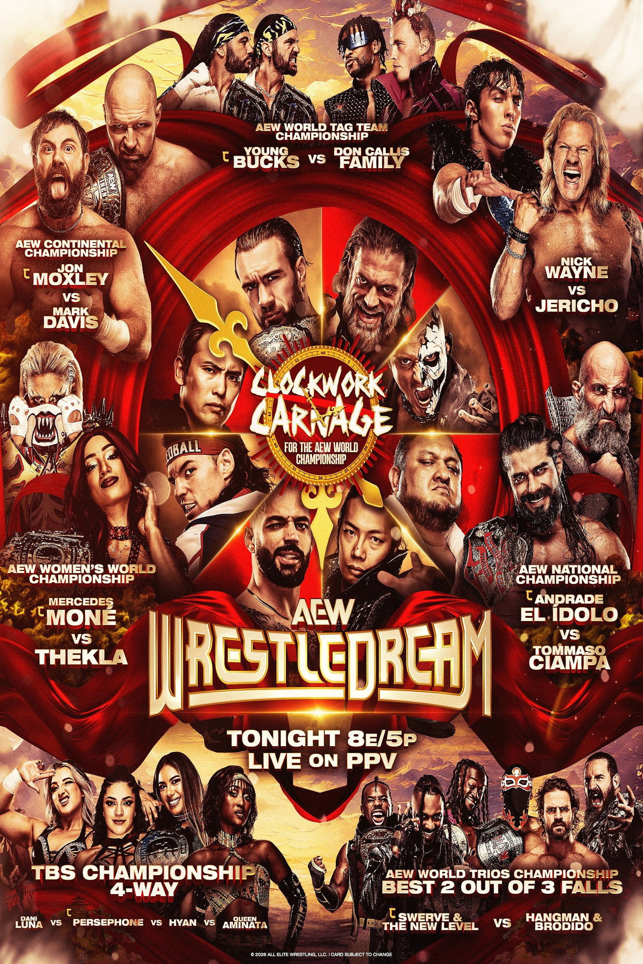 AEW WrestleDream 2026 poster