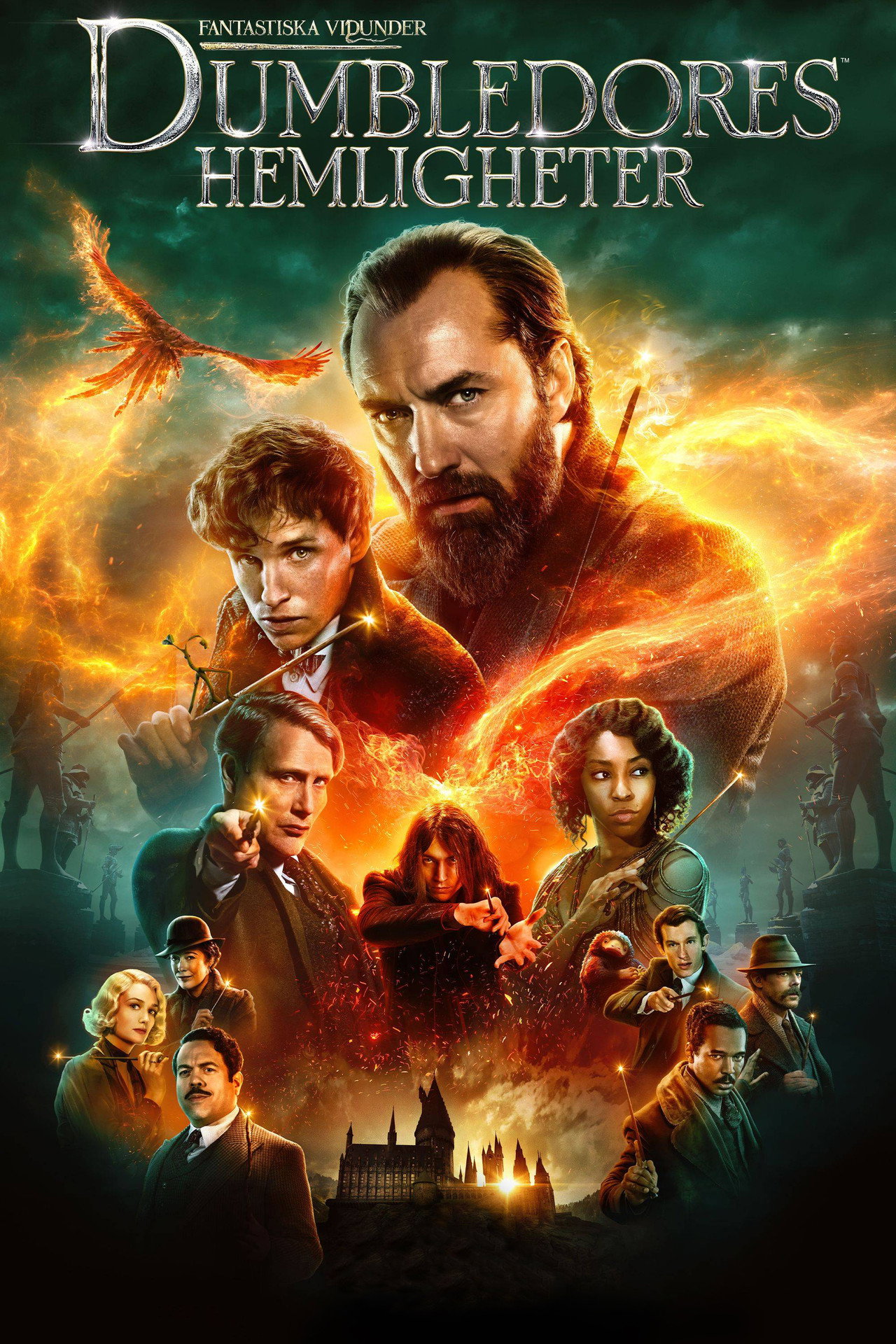Fantastiska vidunder: Dumbledores hemligheter filmaffisch