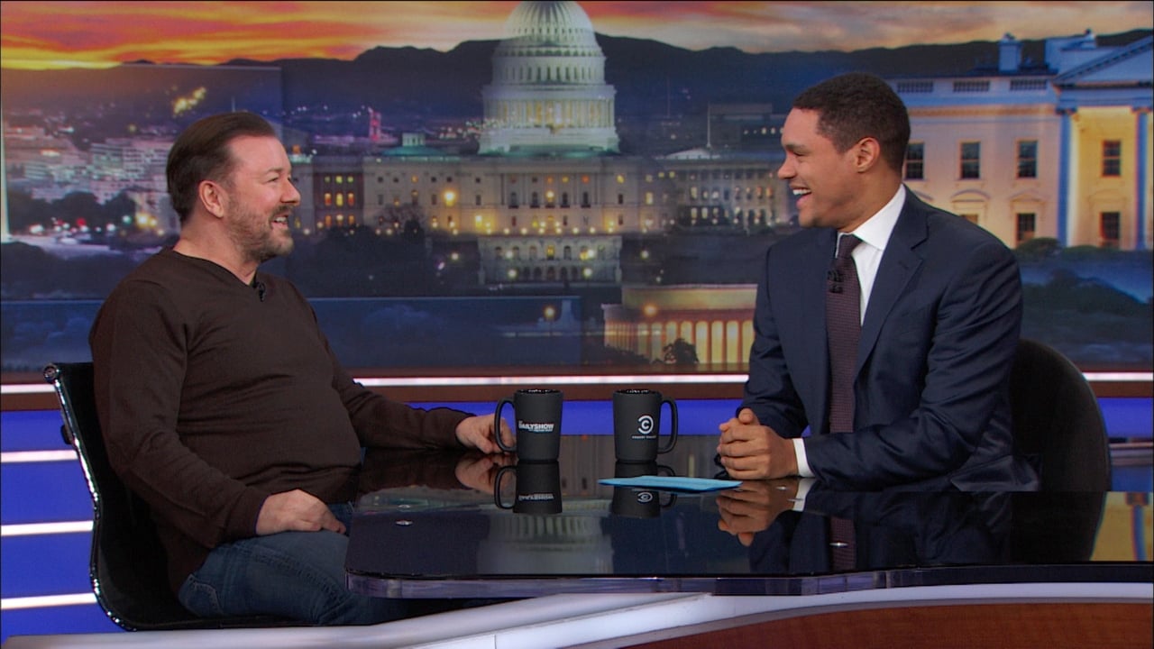 The Daily Show with Trevor Noah - Season 23 Episode 47 : Ricky Gervais