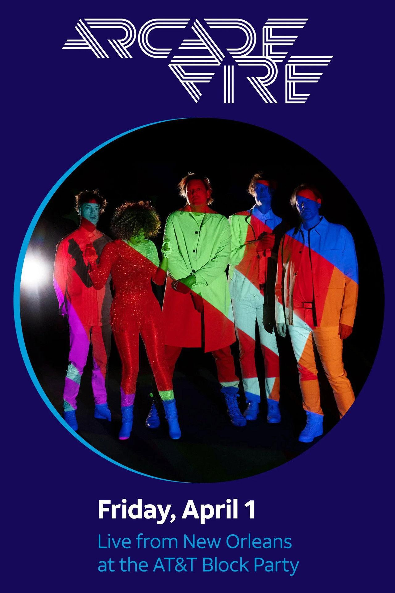 Arcade Fire: AT&T Block Party Backdrop