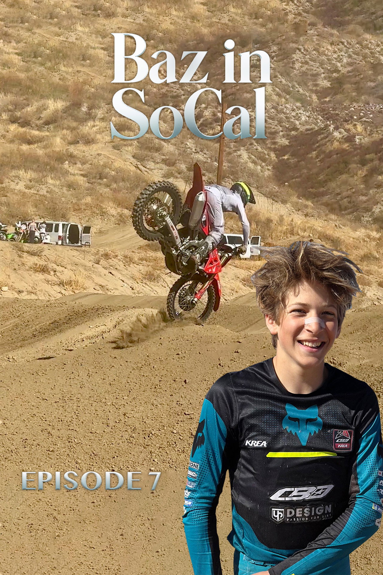 Big Crash Before Glendale! - Baz in SoCal Backdrop