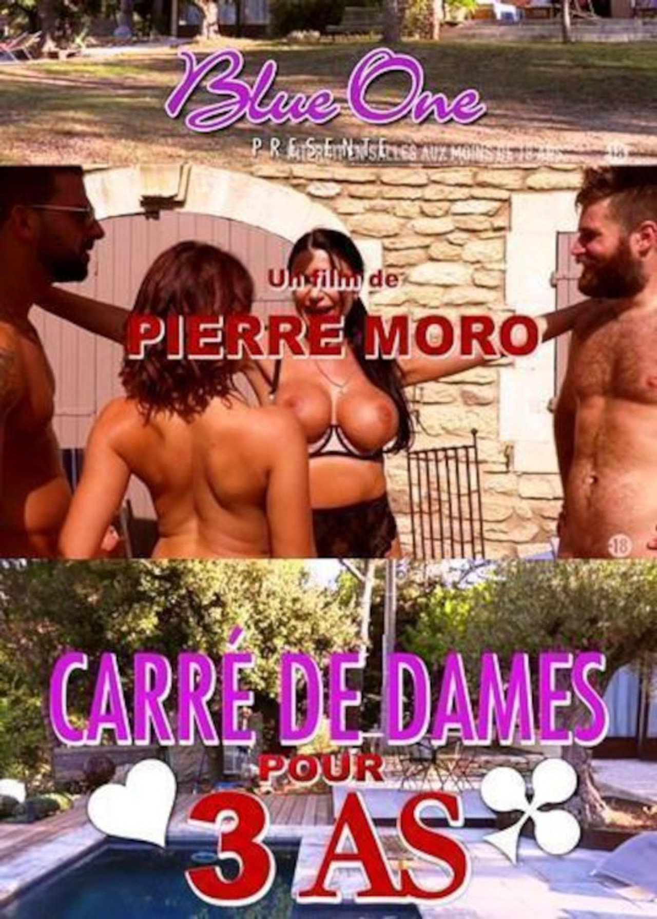 Carré de dames pour trois as filmaffisch