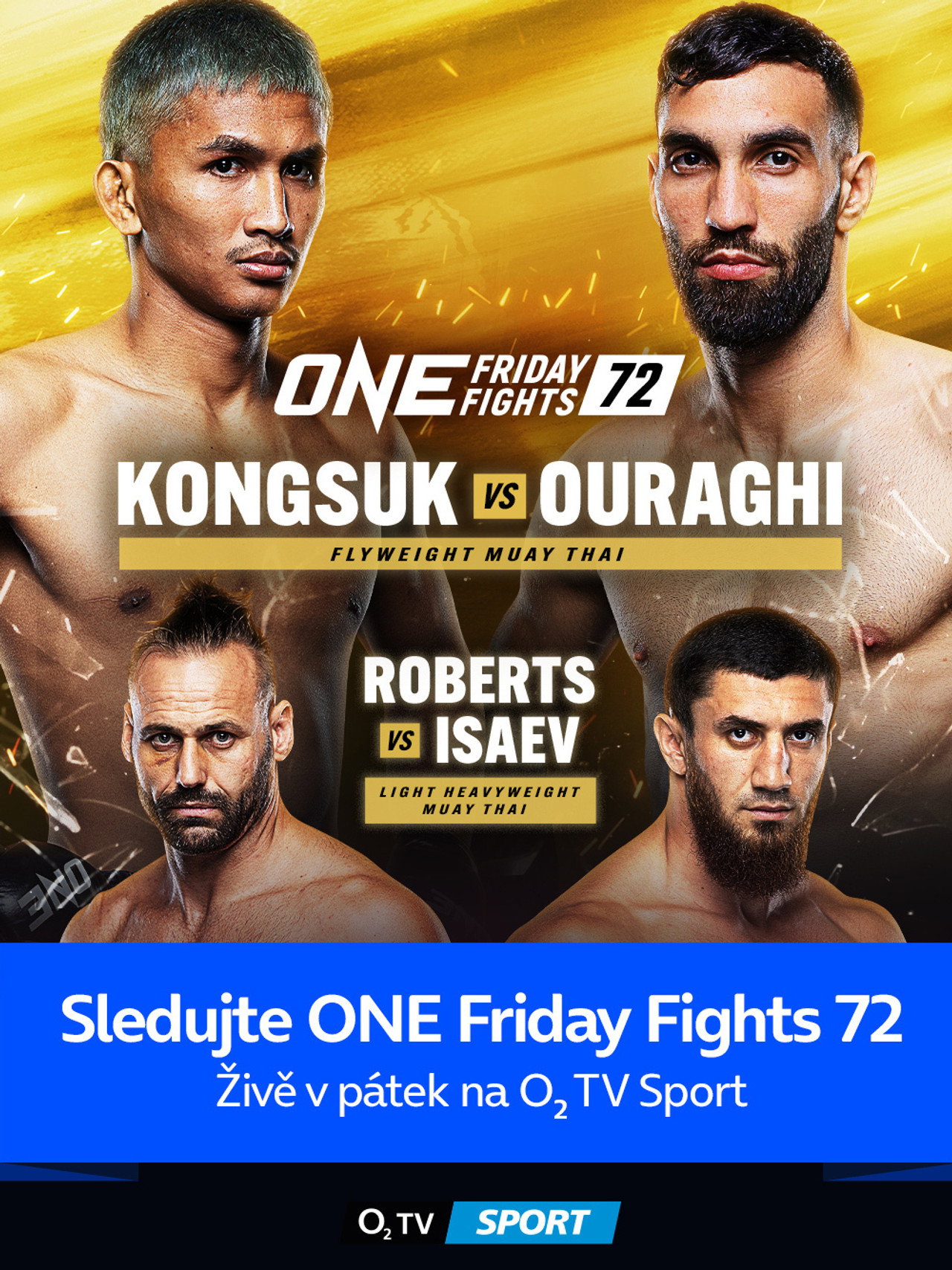 ONE Friday Fights 72: Kongsuk vs. Ouraghi filmaffisch