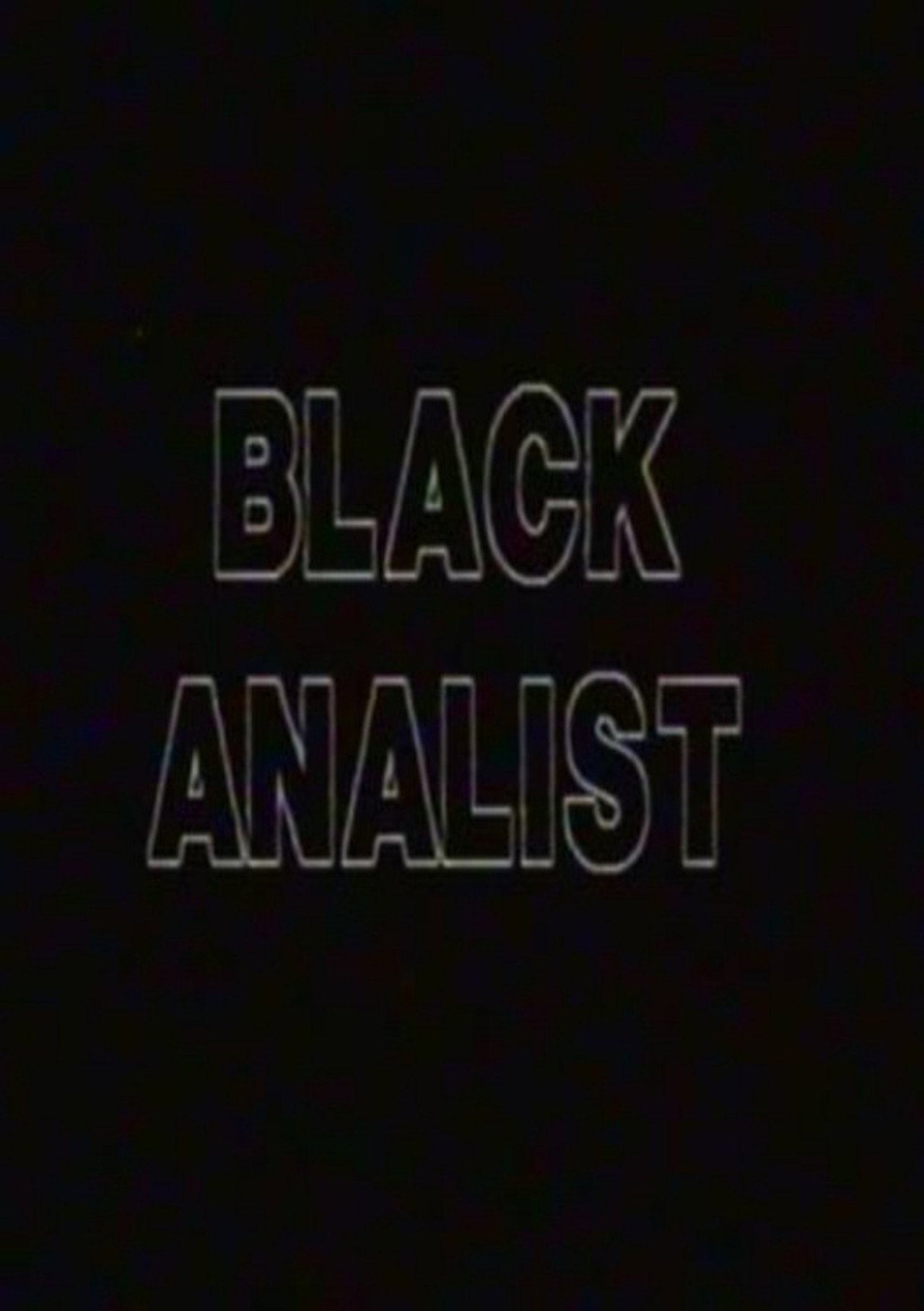 Black Anal-ist Backdrop