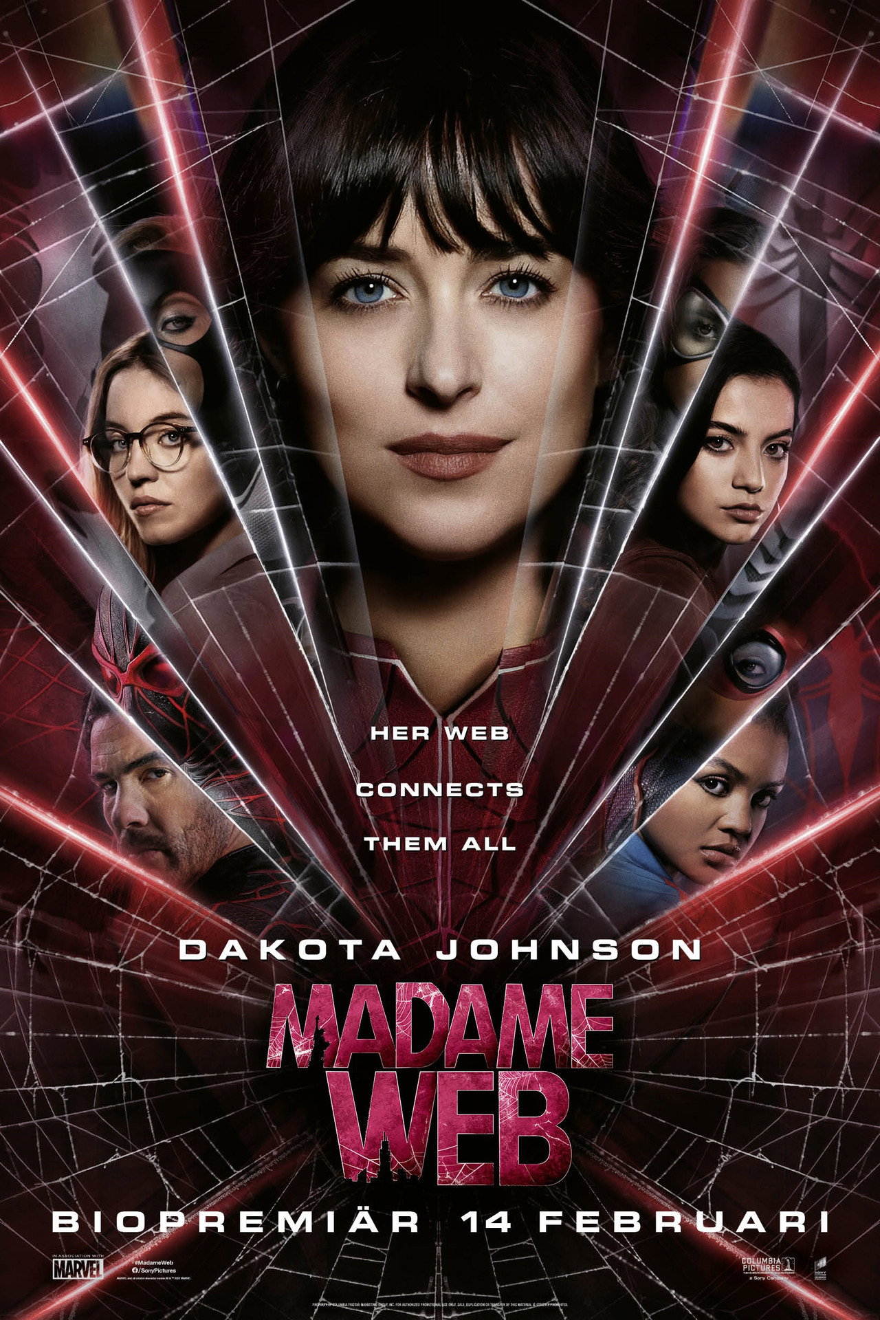 Madame Web filmaffisch