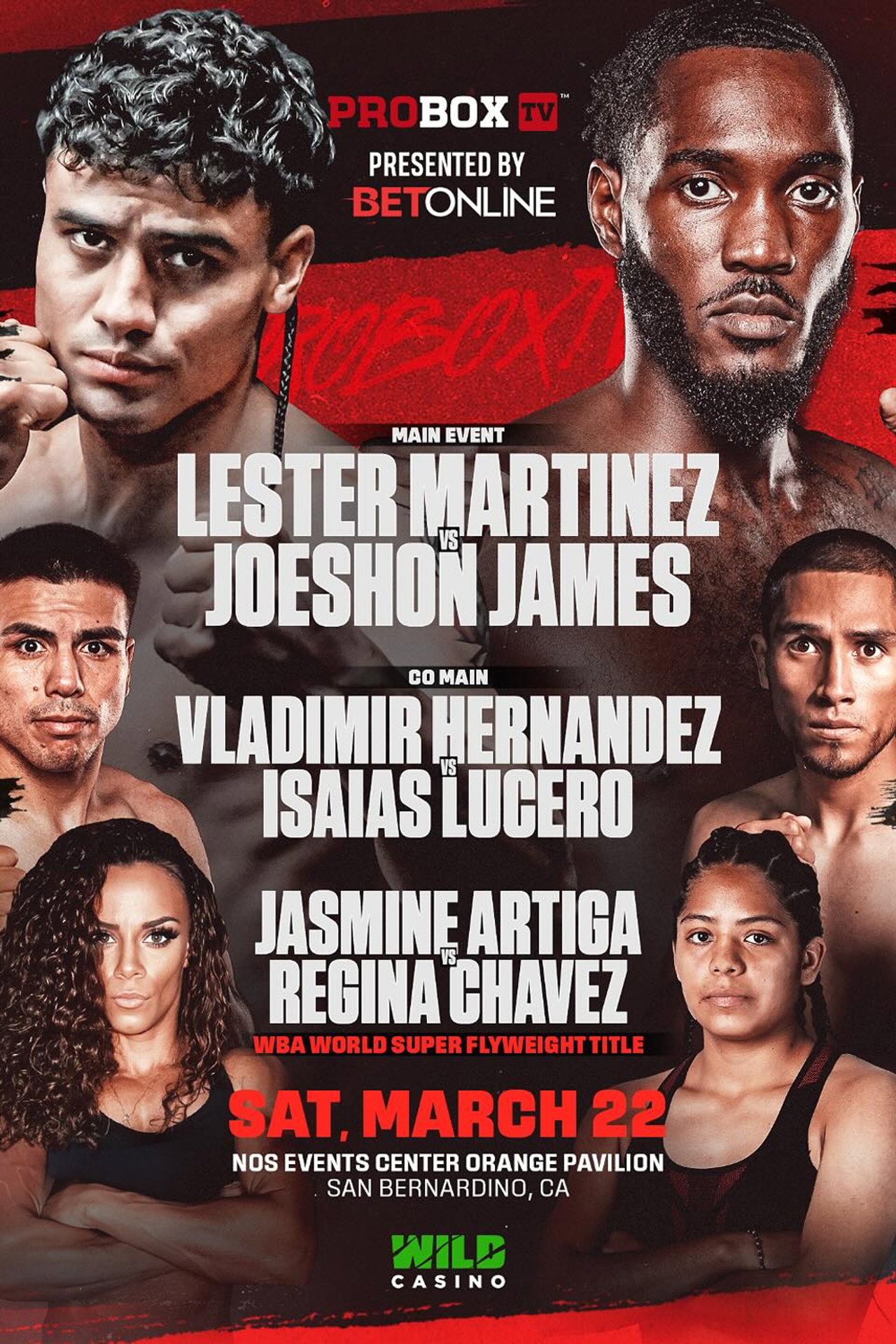 Lester Martinez vs. Joeshon James filmaffisch