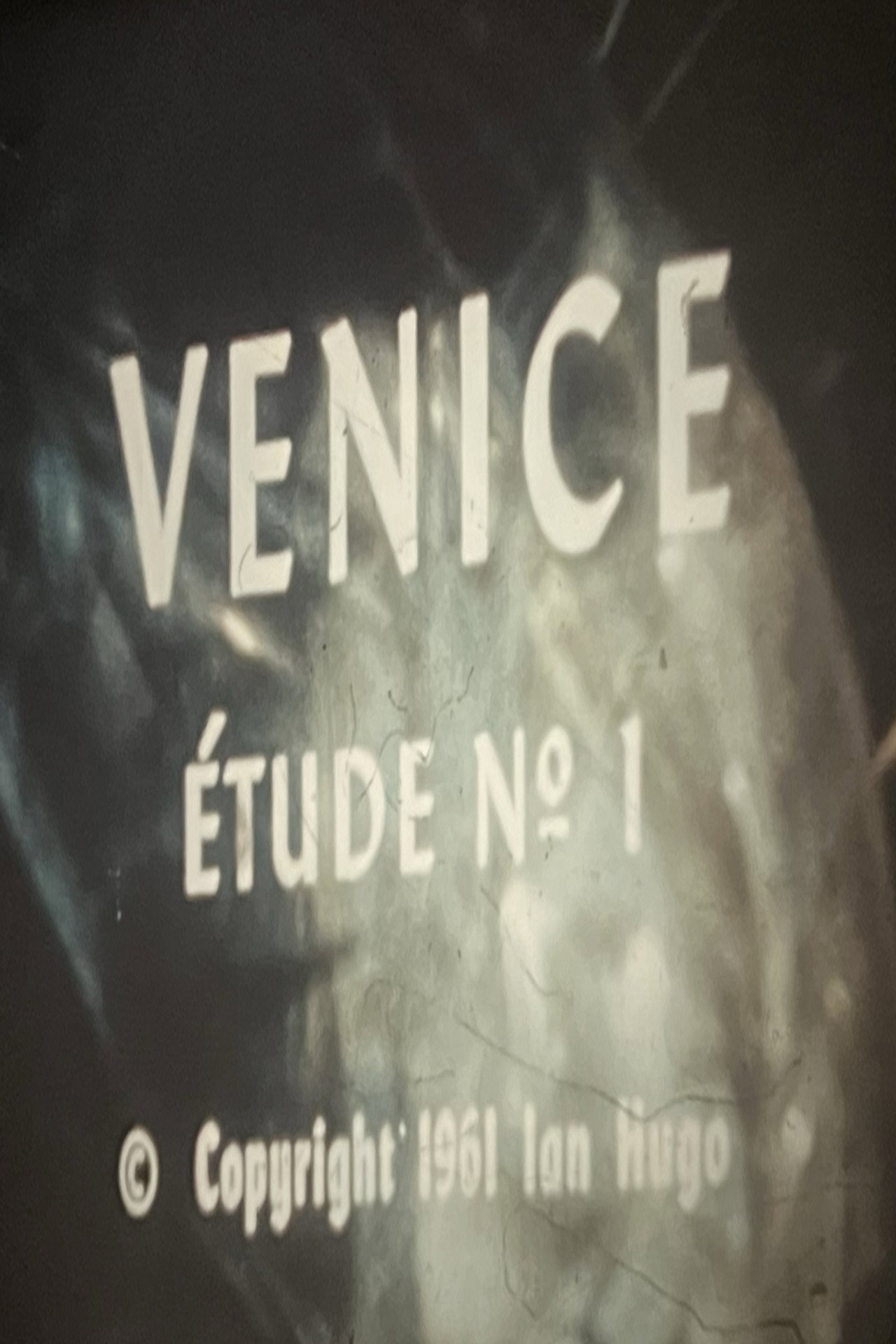 Venice Etude No. 1 filmaffisch