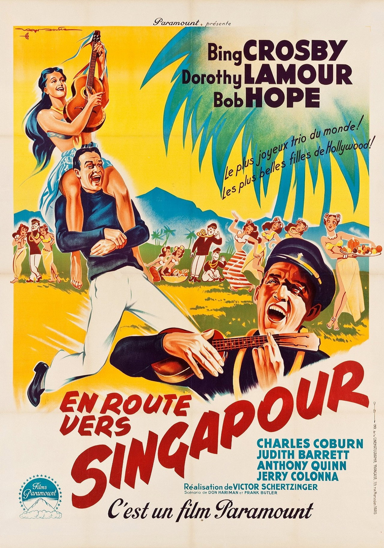 En route pour Singapour poster