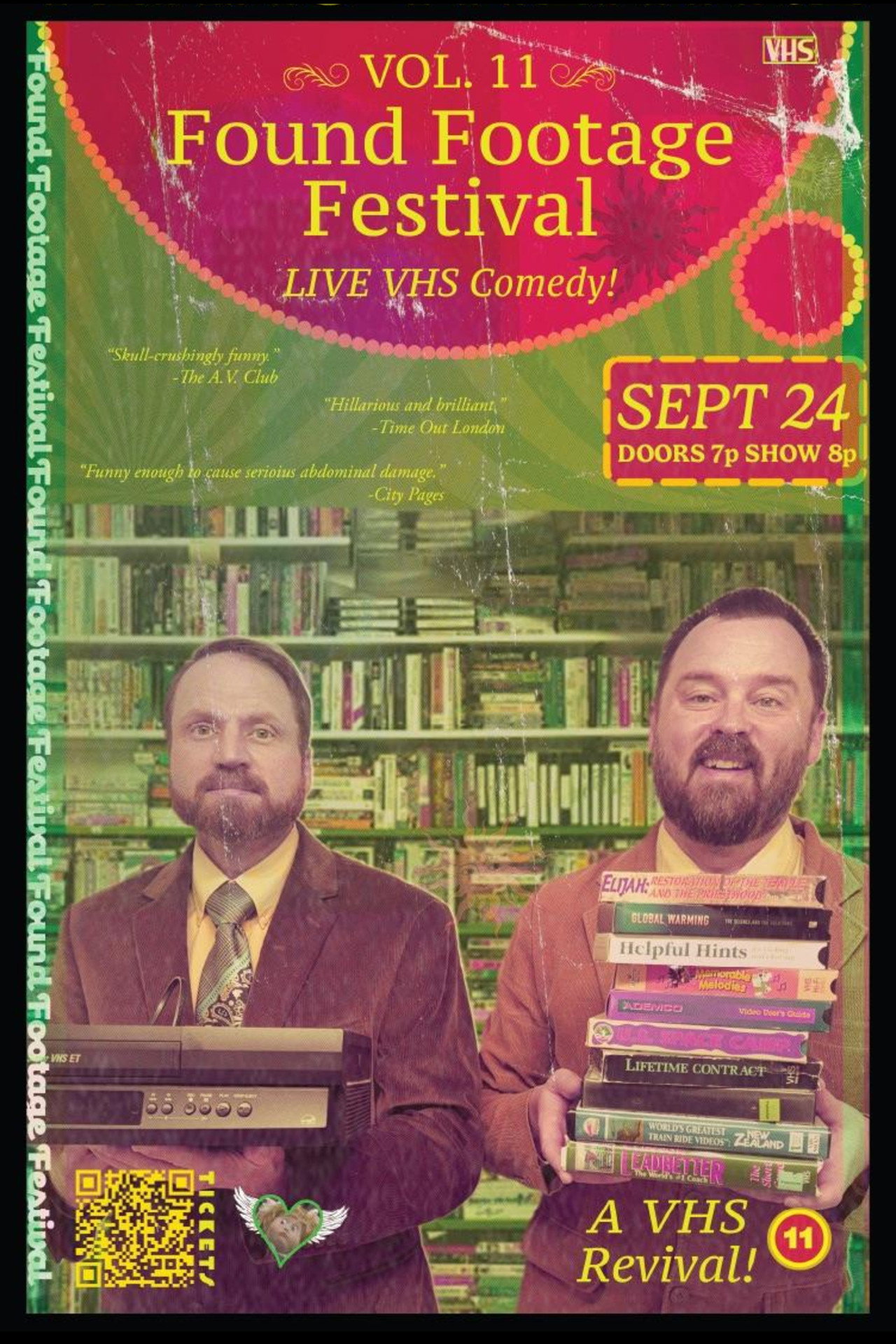 The Found Footage Fest #11: Porcelain VHS Treasures filmaffisch