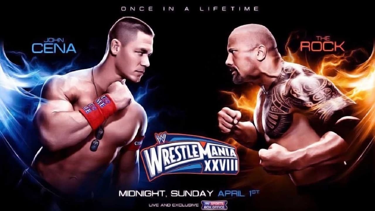 WWE: The Rock vs John Cena: Once in a Lifetime background