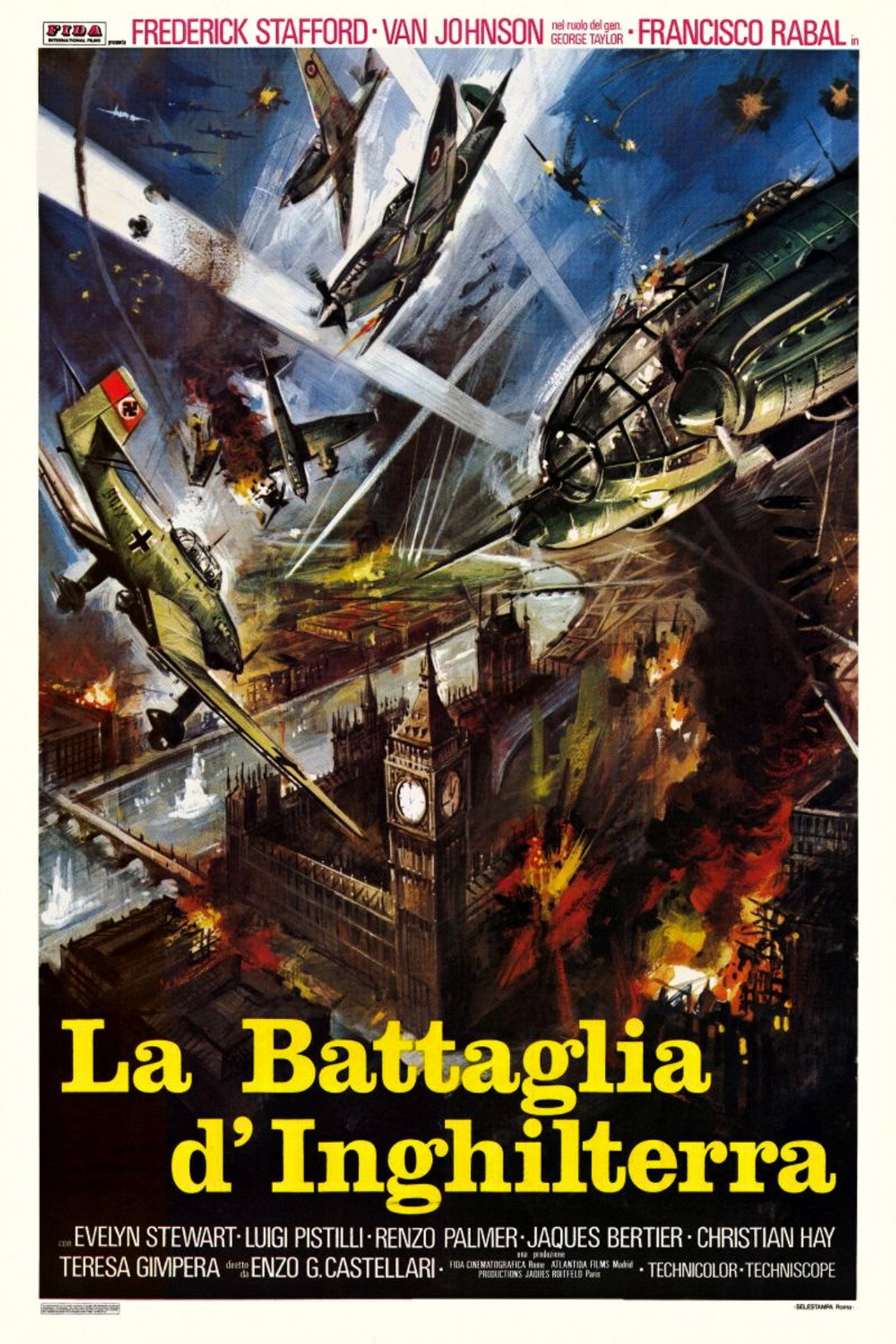 La battaglia d'Inghilterra filmaffisch