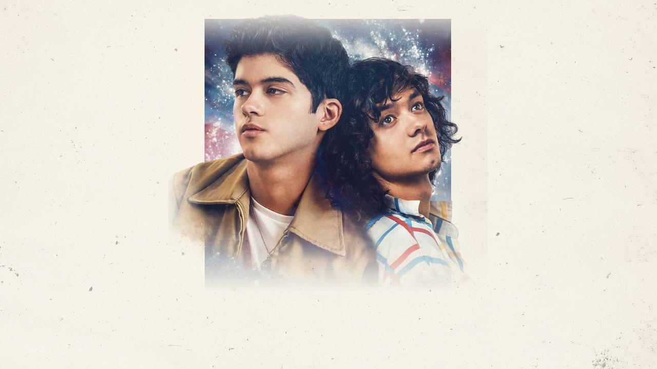 Scen från Aristotle and Dante Discover the Secrets of the Universe