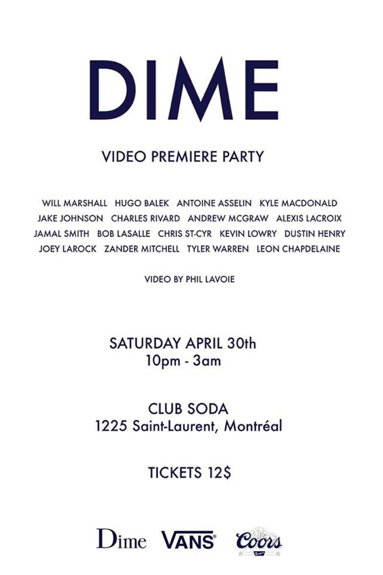 The Dime Video Backdrop