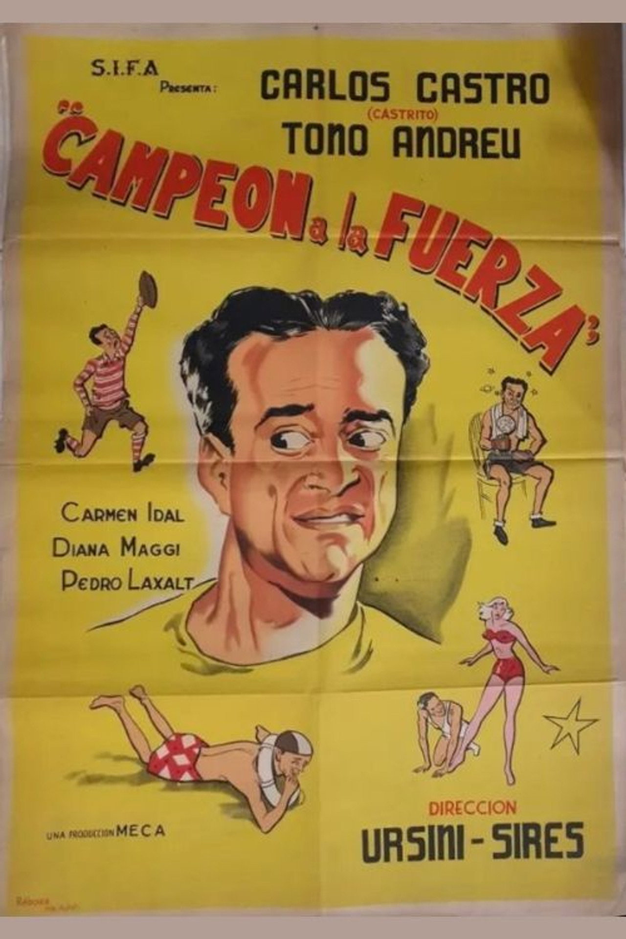 Campeón a la fuerza filmaffisch
