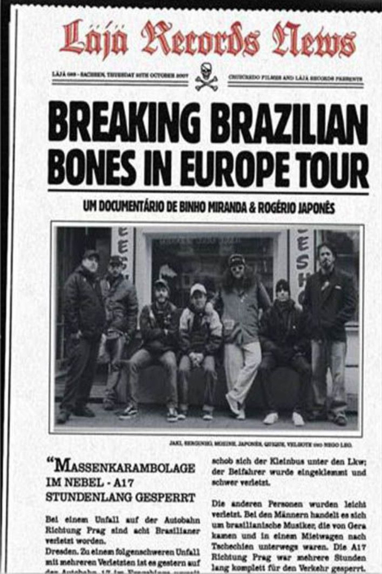 Breaking Brazilian Bones in Europe Tour filmaffisch