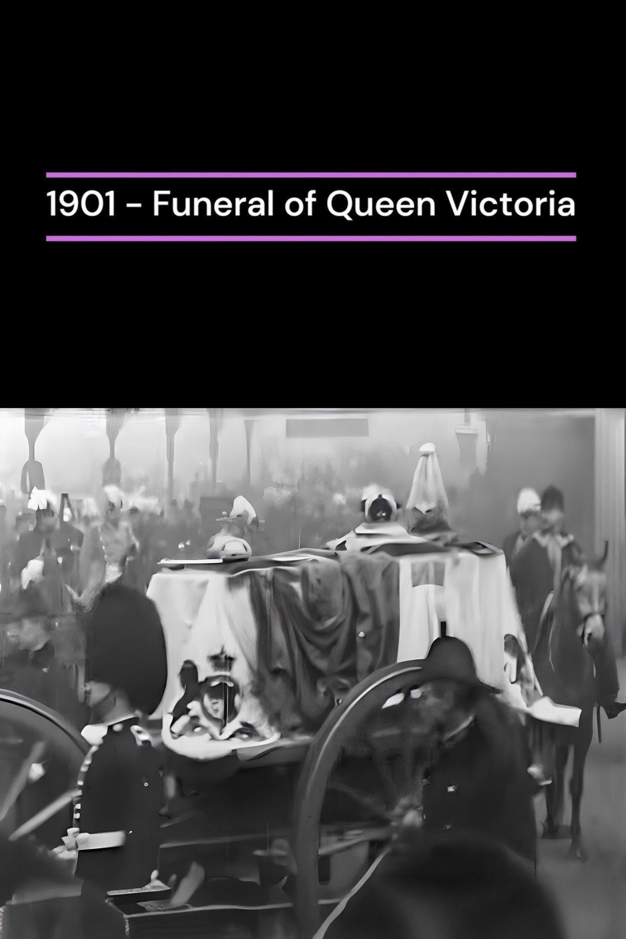 Funeral of Queen Victoria filmaffisch
