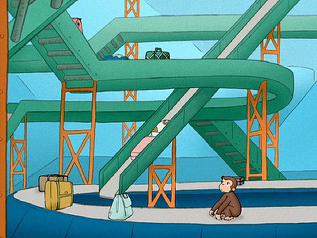 Curious George - Season 1 Episode 43 : Curious George Takes a Vacation