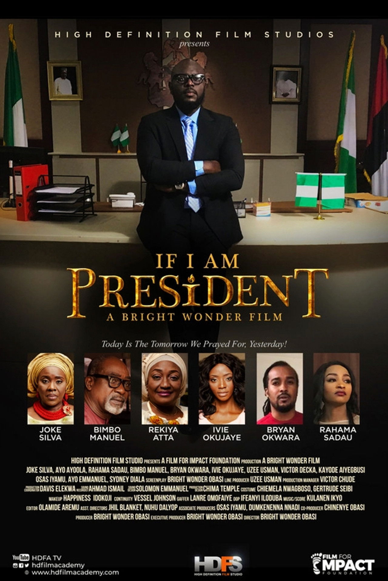 If I Am President Backdrop