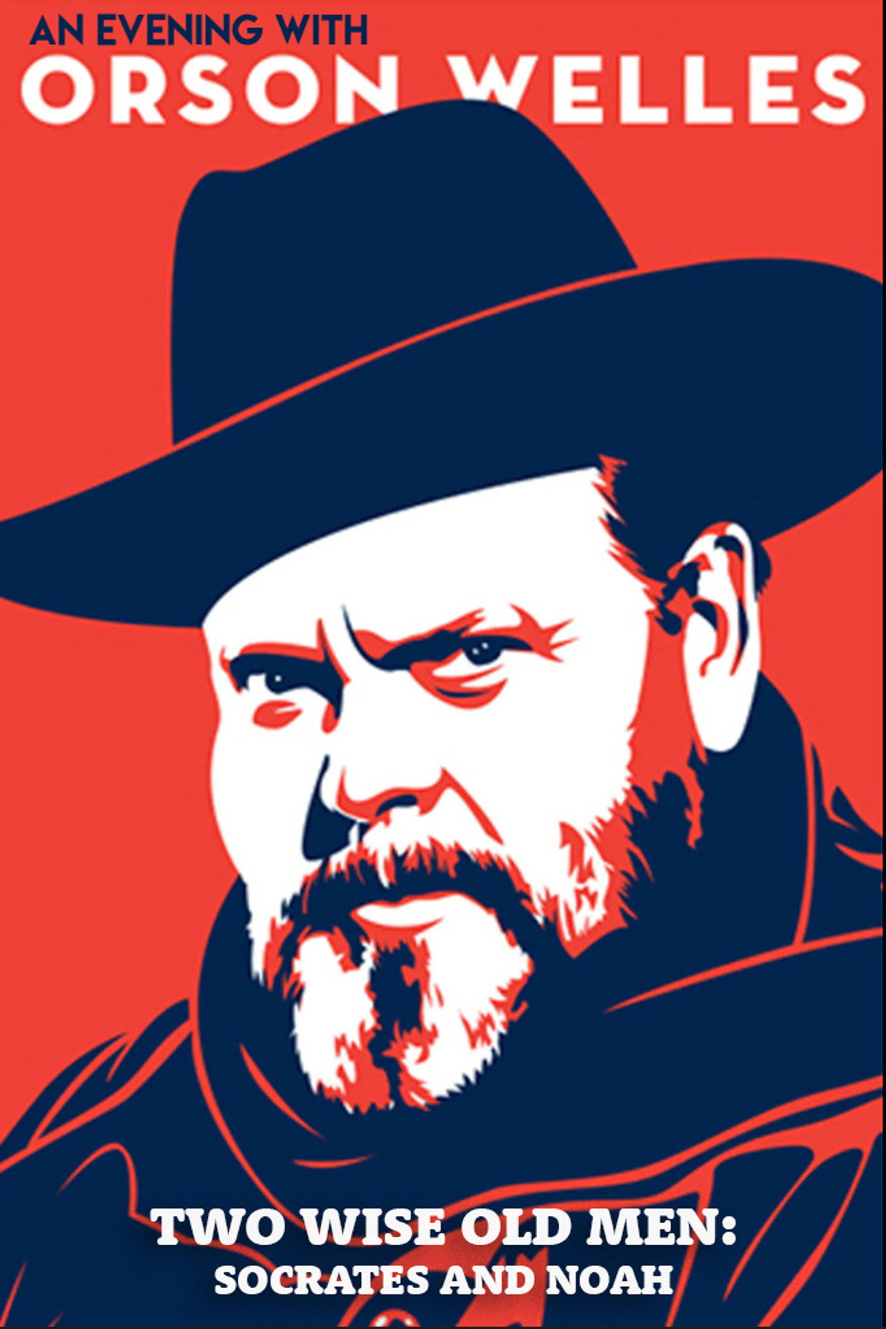 An Evening with Orson Welles: Two Wise Old Men – Socrates and Noah Backdrop