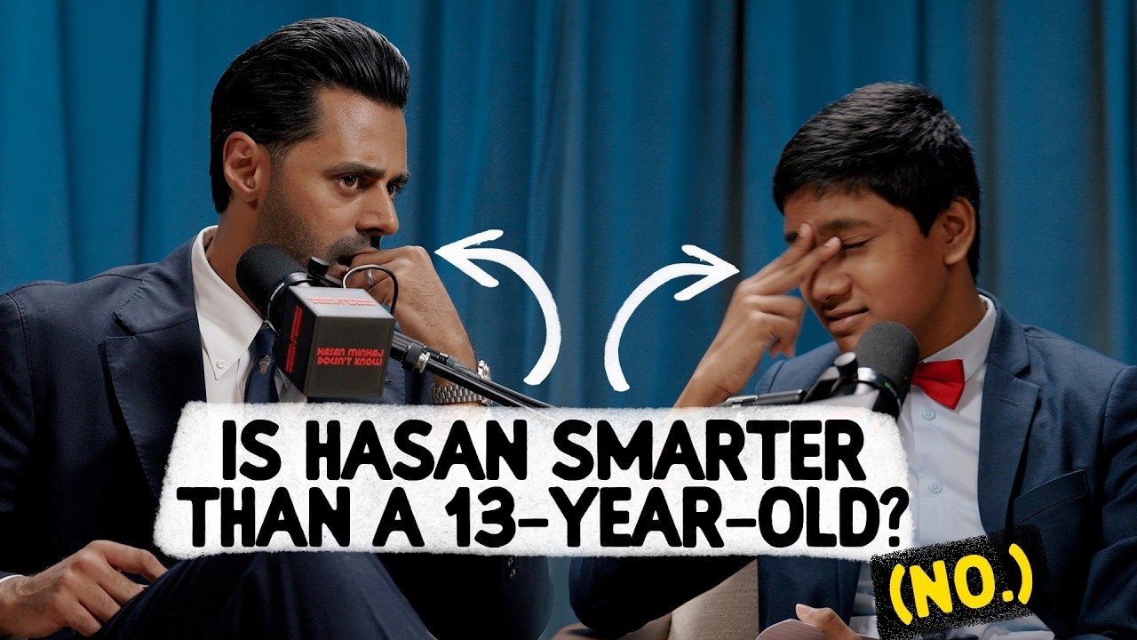 Hasan Minhaj Doesn't Know - Season 2 Episode 39 : Is Hasan Smarter than a 13-Year-Old Math Genius？ (No)