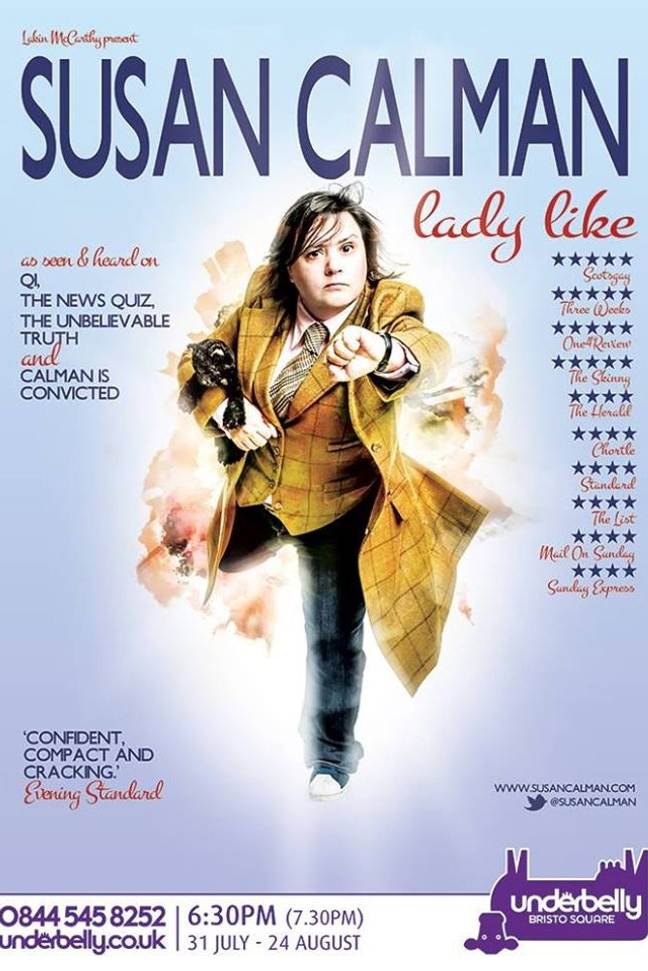 Susan Calman: Lady Like Backdrop