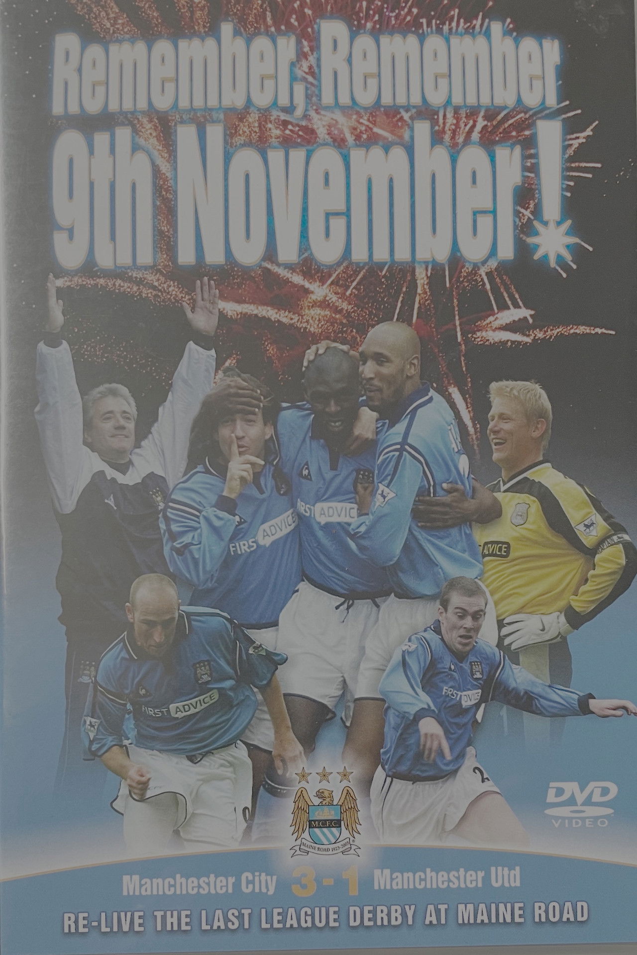 Manchester City - Remember, Remember 9th November Backdrop