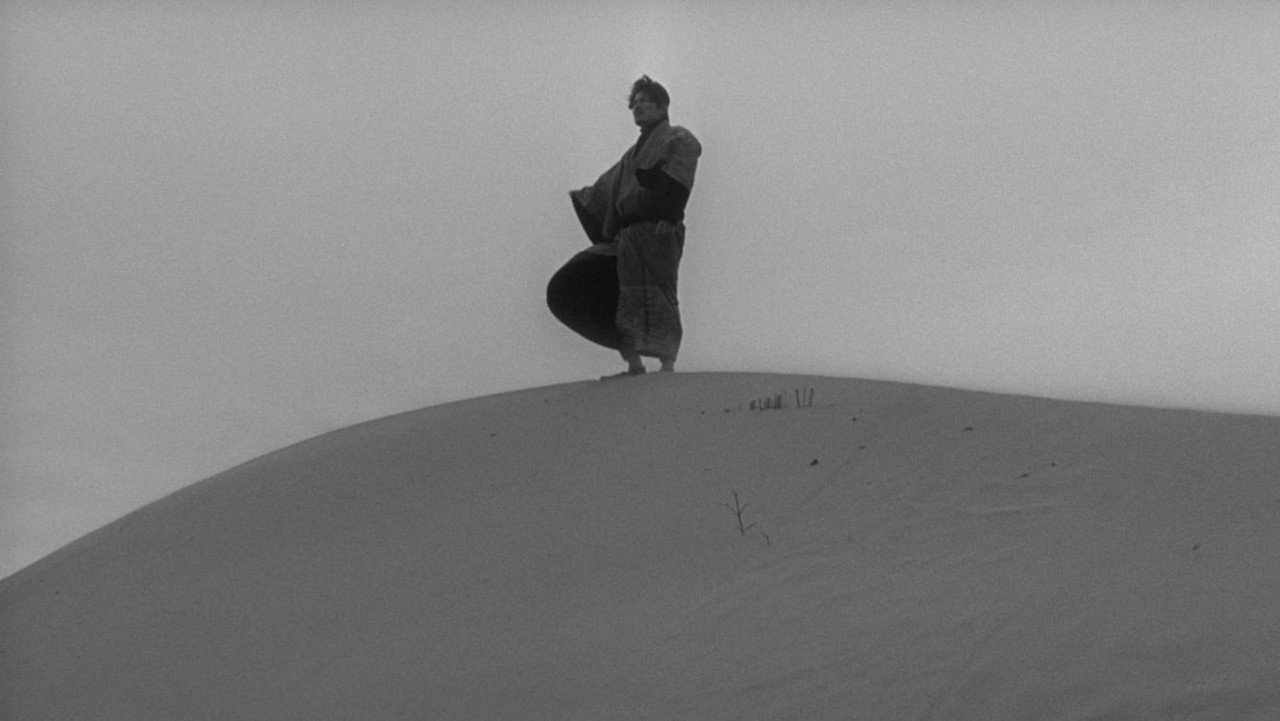 Woman in the Dunes background 27